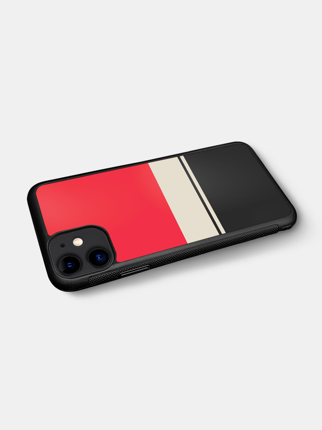 Racecar Stripes - iPhone 11 Bumper Cover