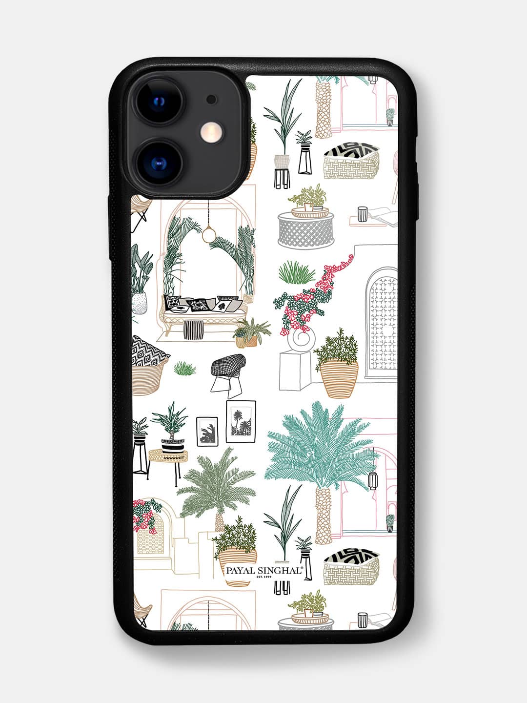 Payal Singhal Cafe Morrocco - iPhone 11 Glass Cover