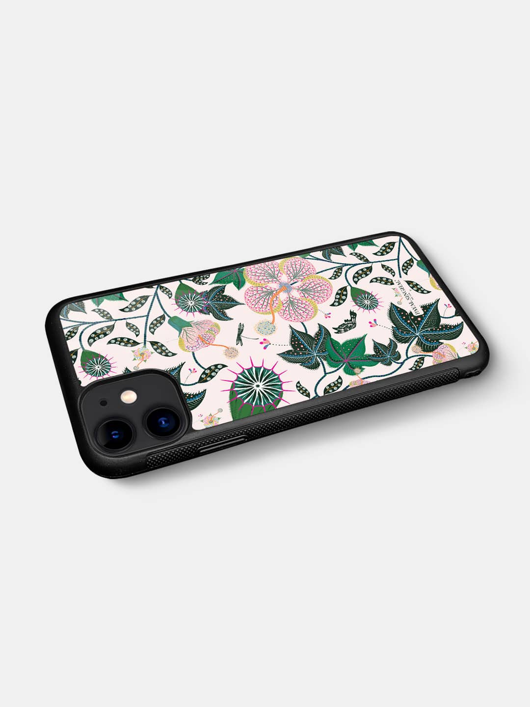 Payal Singhal Abutilon White - iPhone 11 Glass Cover