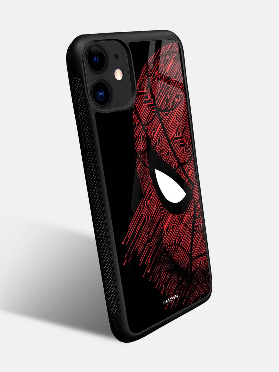 Sketch Out Spider Man - iPhone 11 Glass Cover