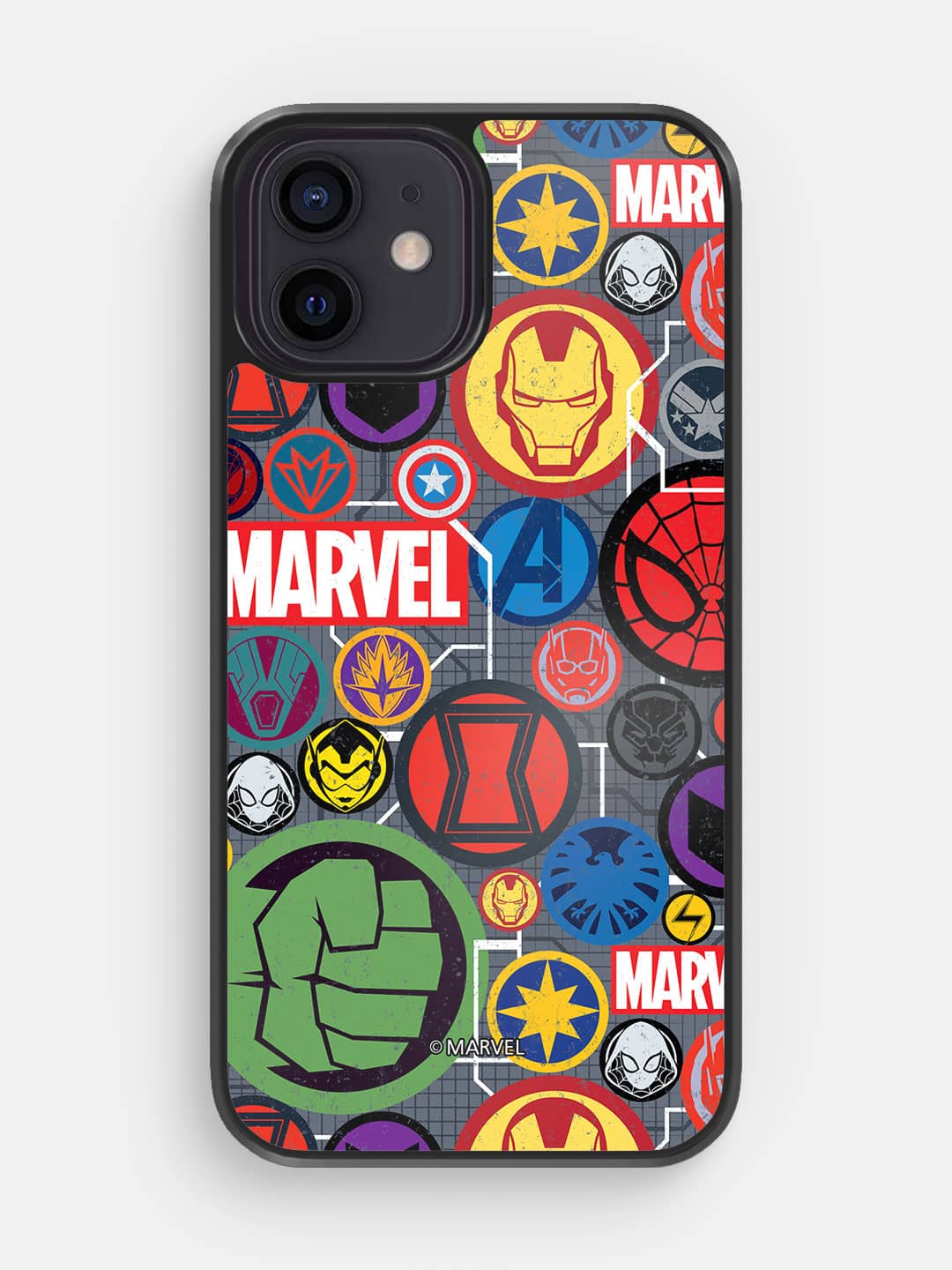 Marvel Iconic Mashup - iPhone 12 Bumper Cover