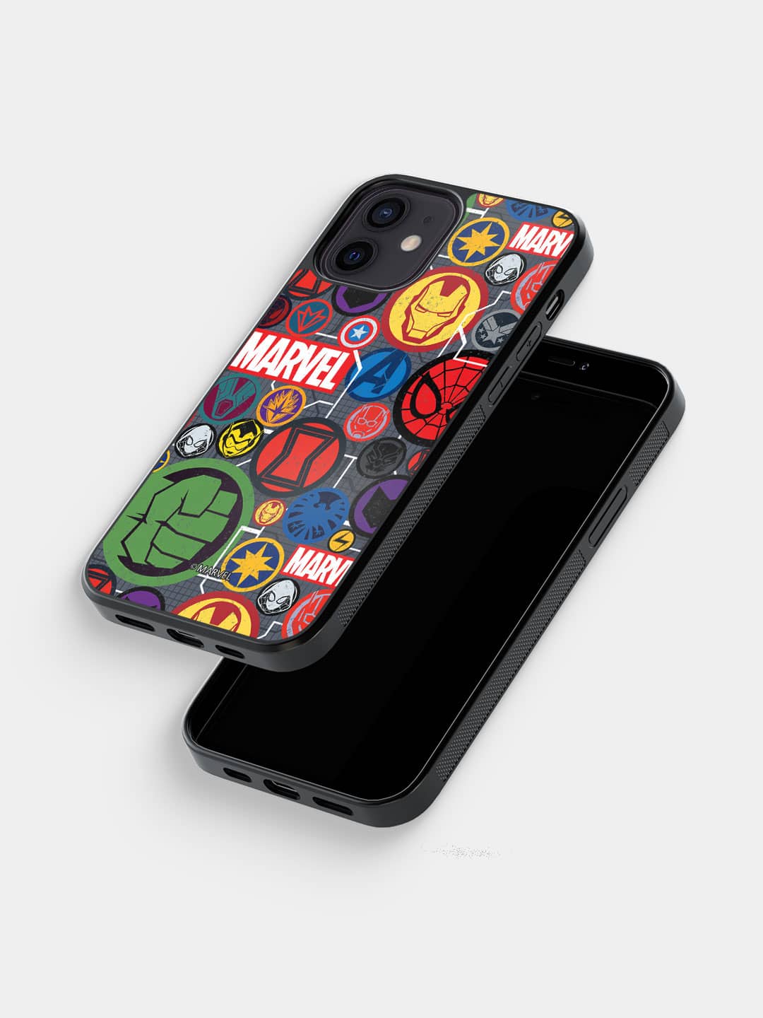 Marvel Iconic Mashup - iPhone 12 Bumper Cover