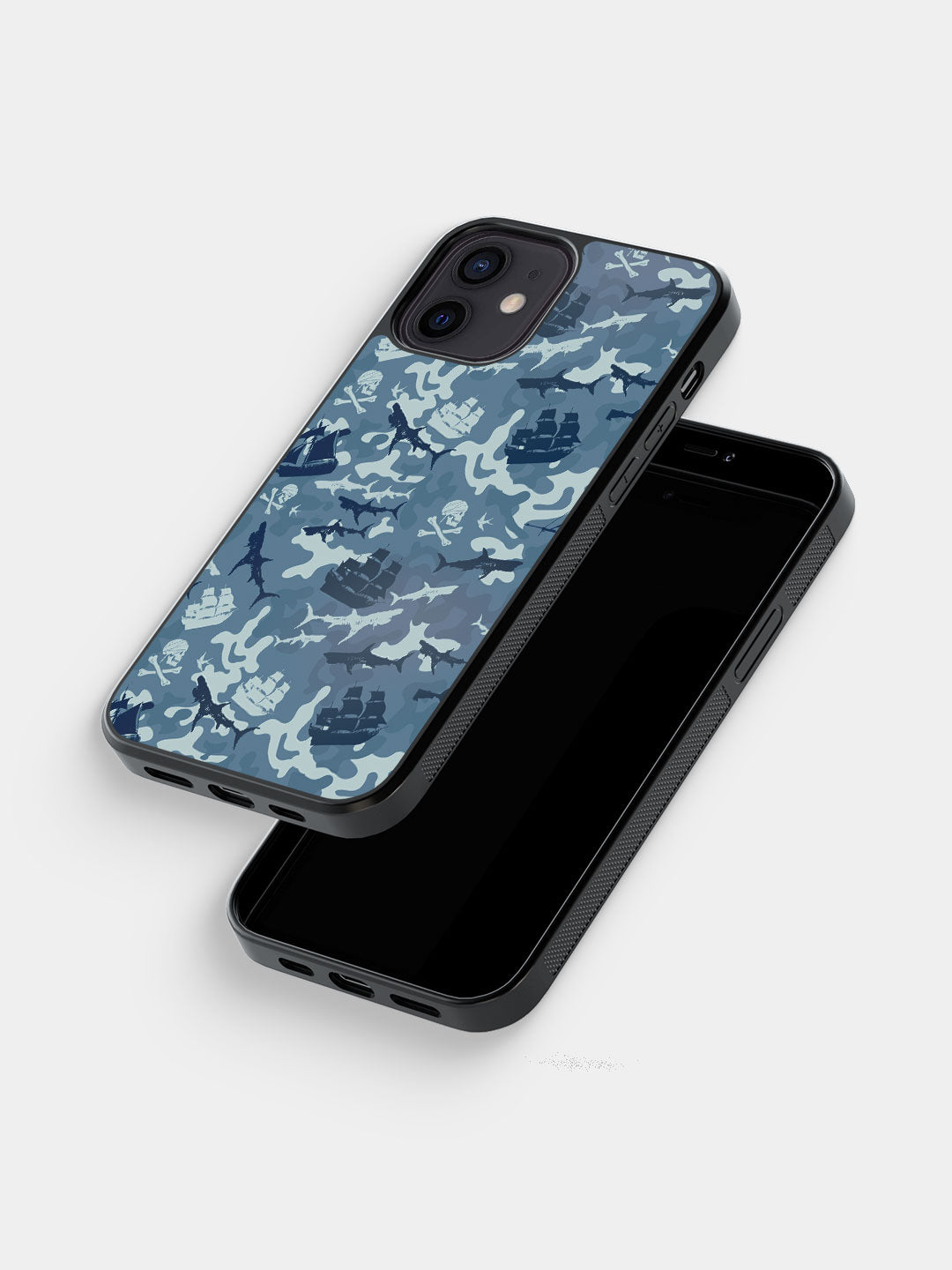 Pirates Pattern - iPhone 12 Bumper Cover