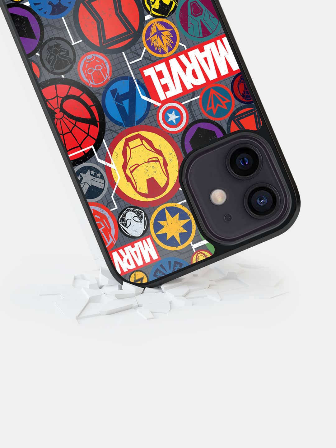 Marvel Iconic Mashup - iPhone 12 Bumper Cover