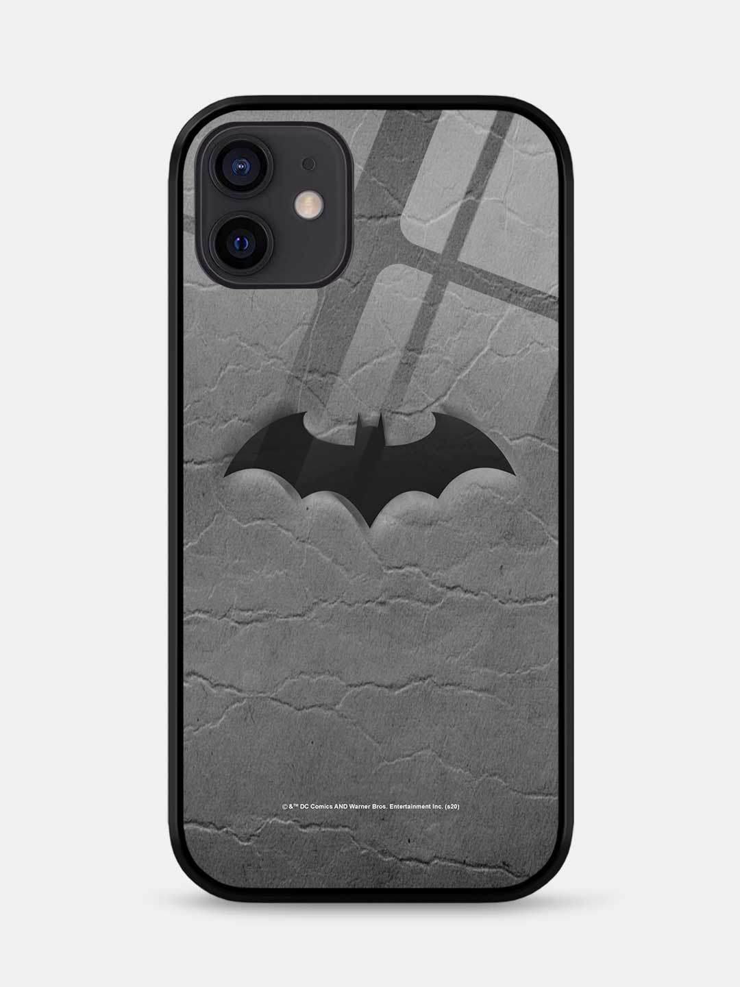 Fade Out Batman - iPhone 12 Glass Cover