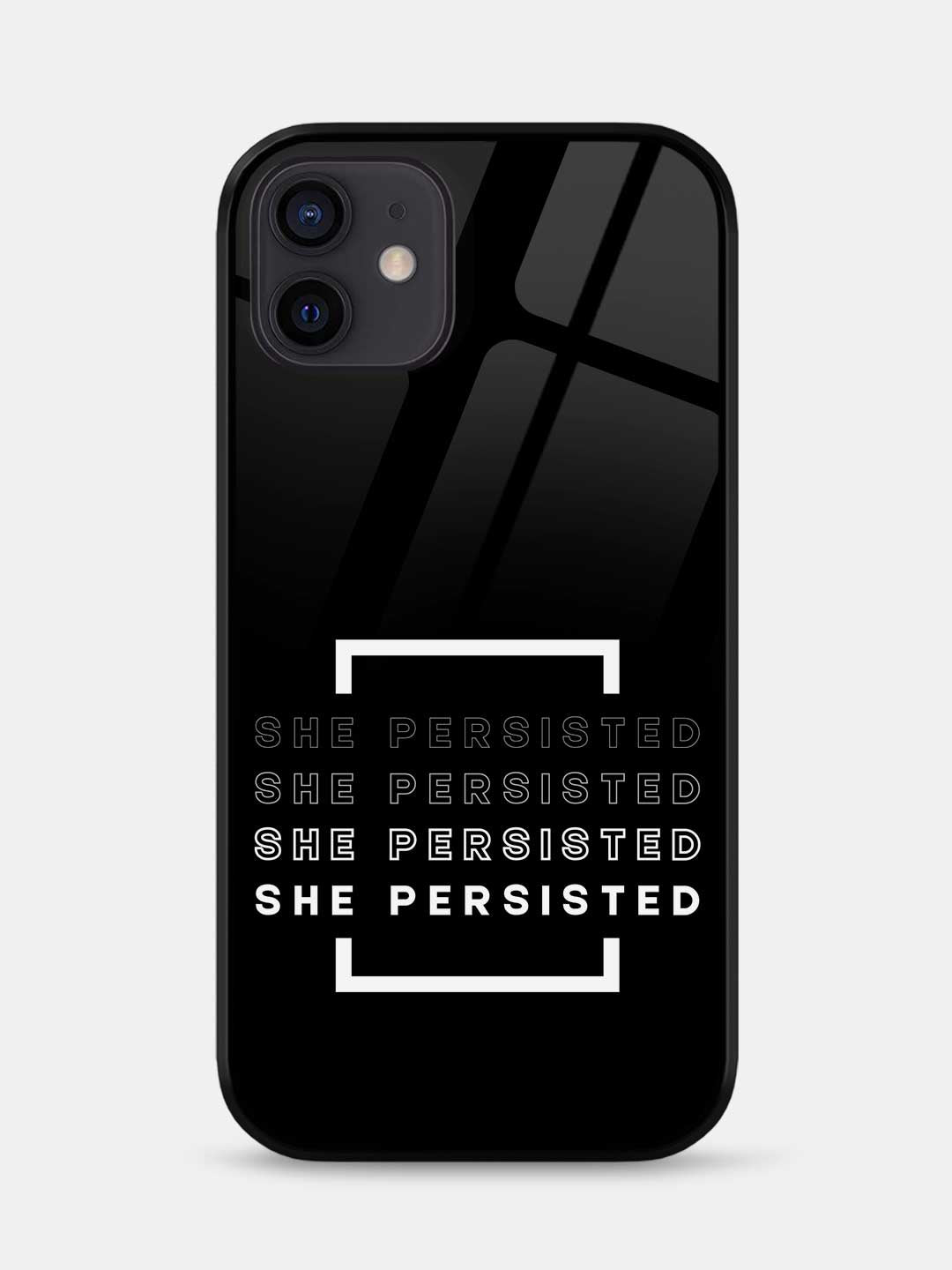 She Persisted - iPhone 12 Glass Cover