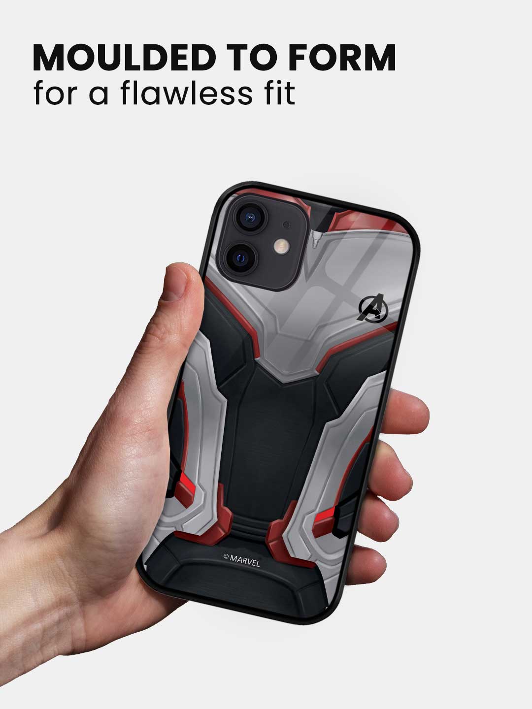 Avengers Endgame Suit - iPhone 12 Glass Cover