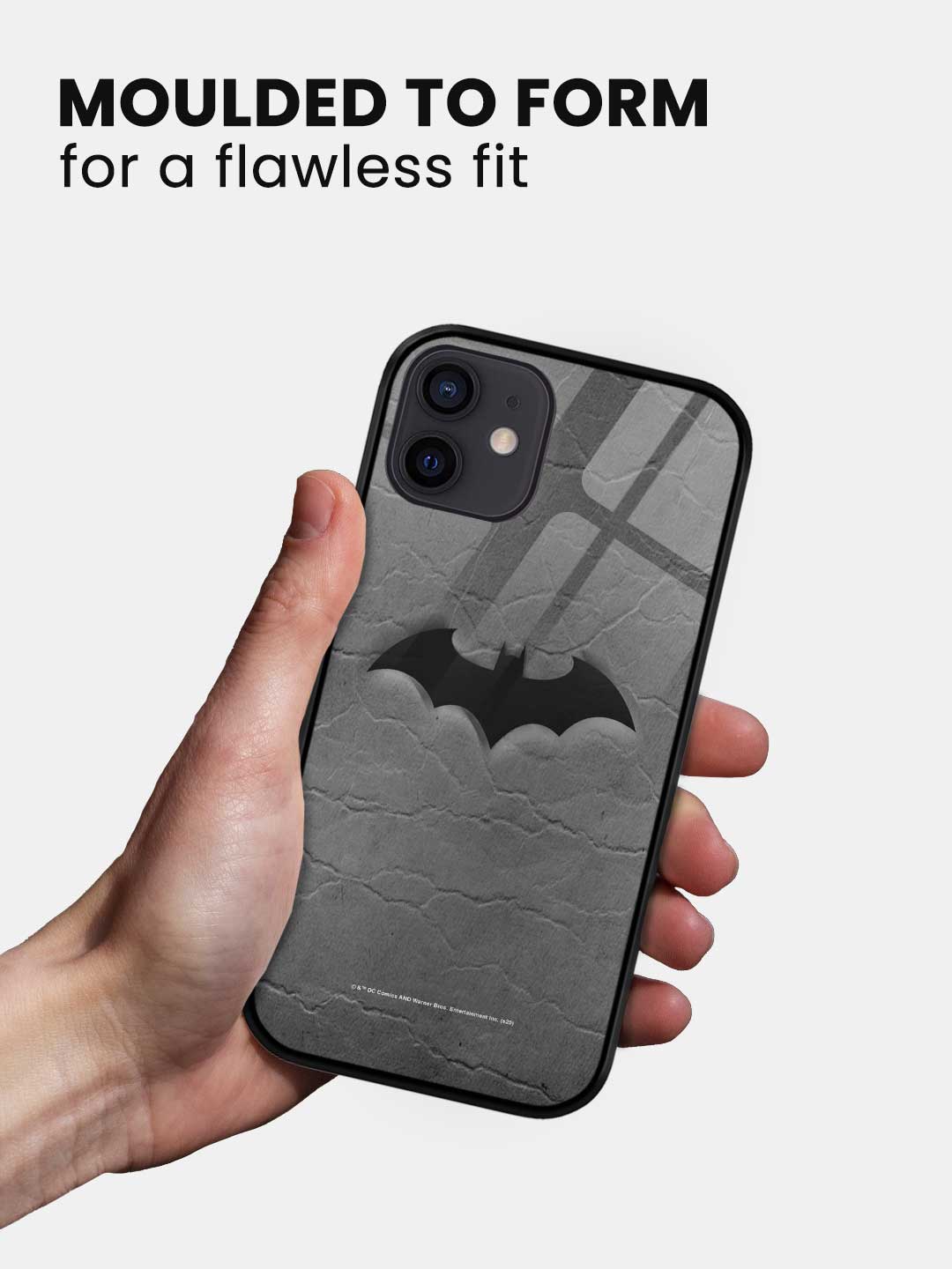 Fade Out Batman - iPhone 12 Glass Cover