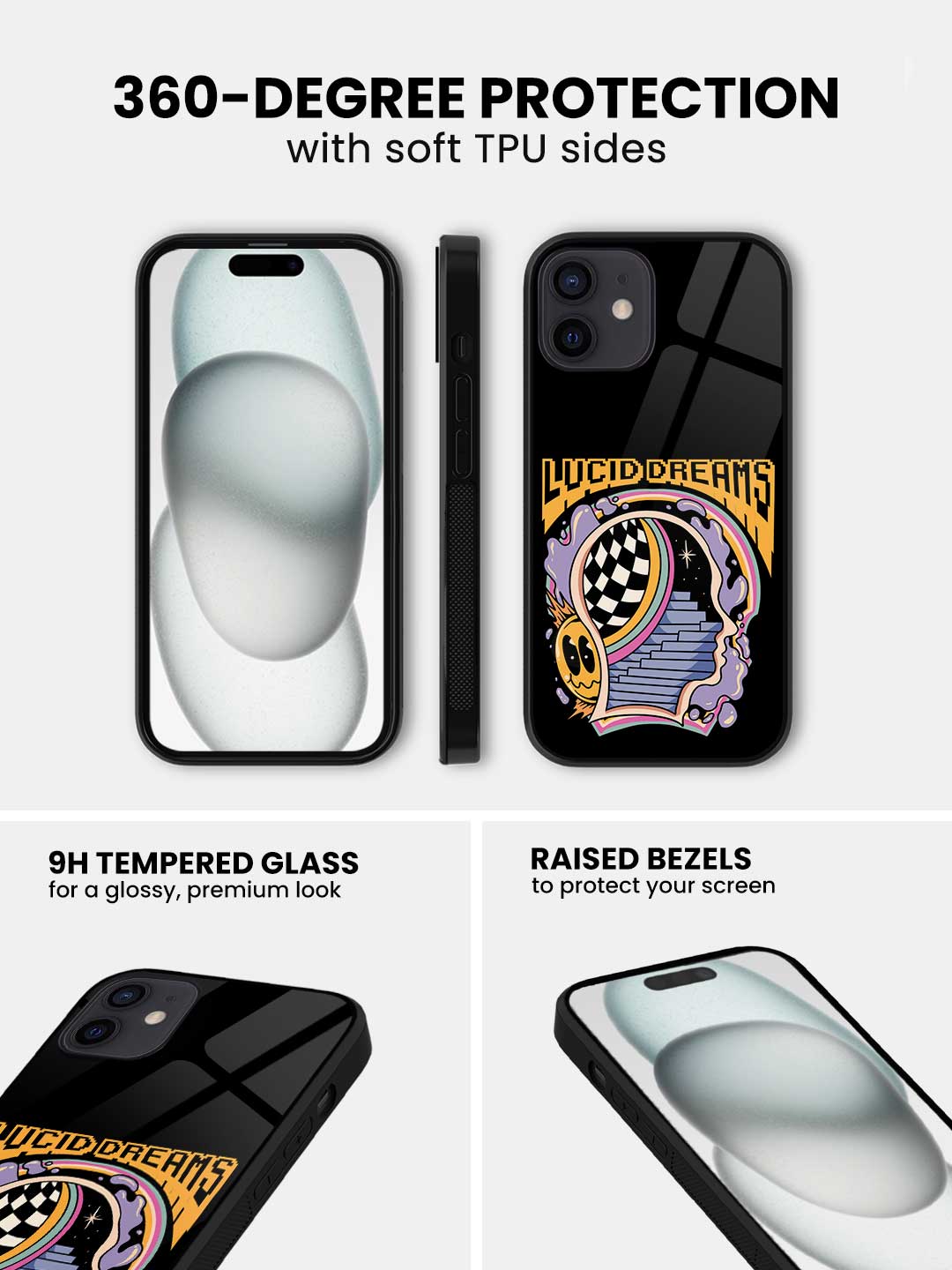 Lucid Dreams - iPhone 12 Glass Cover