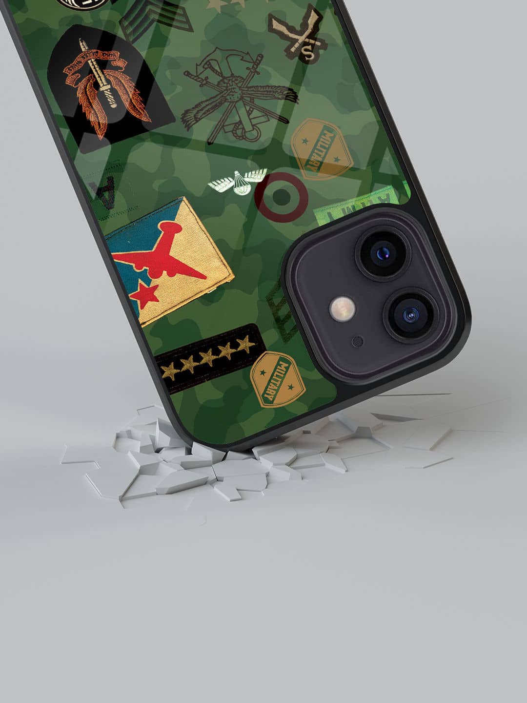 Roger That Green - iPhone 12 Glass Cover