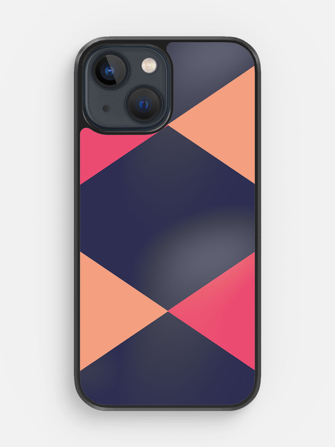 Criss Cross Pink - iPhone 13 Bumper Cover