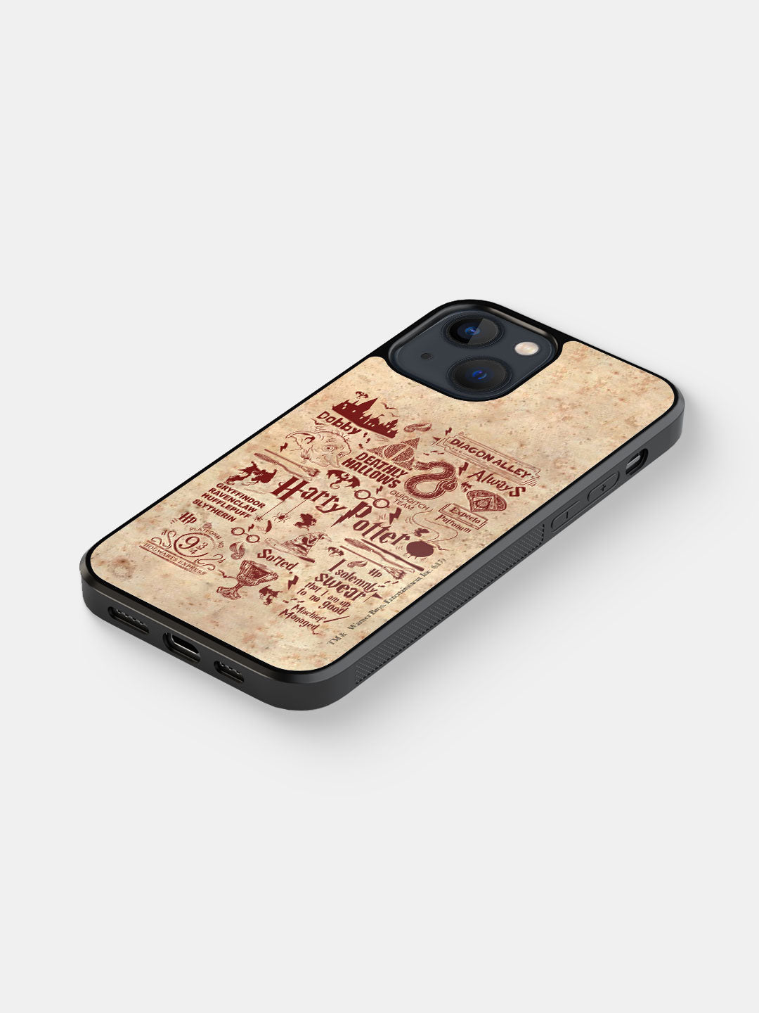 Harry Potter Infographic Red - iPhone 13 Bumper Cover