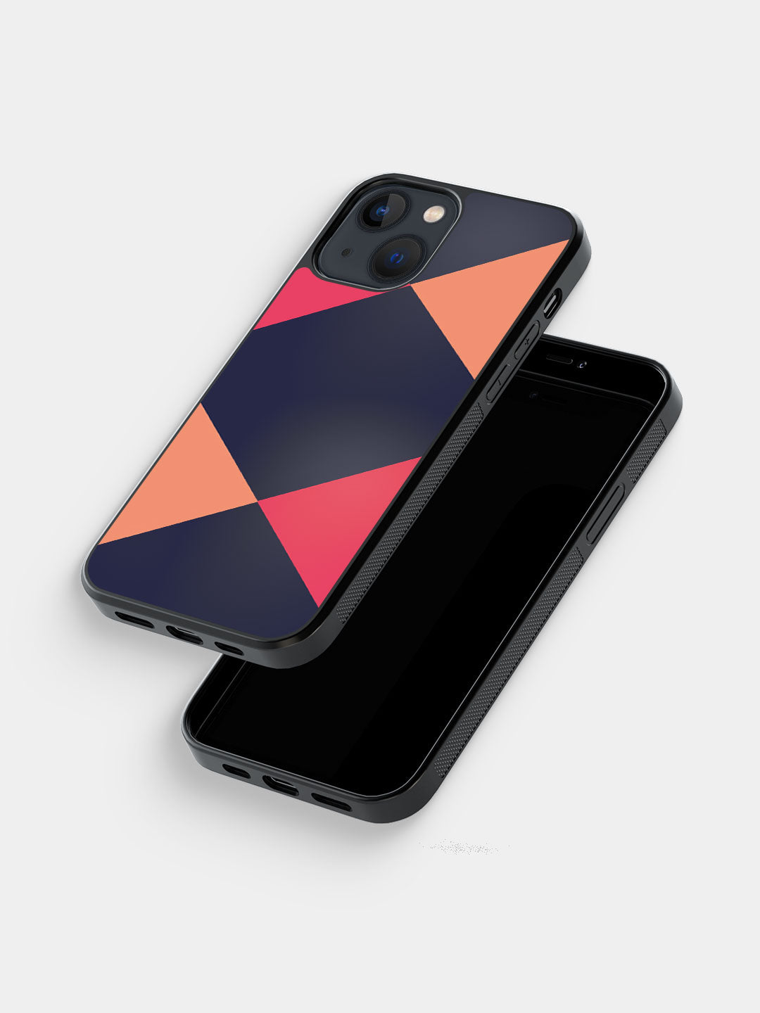 Criss Cross Pink - iPhone 13 Bumper Cover