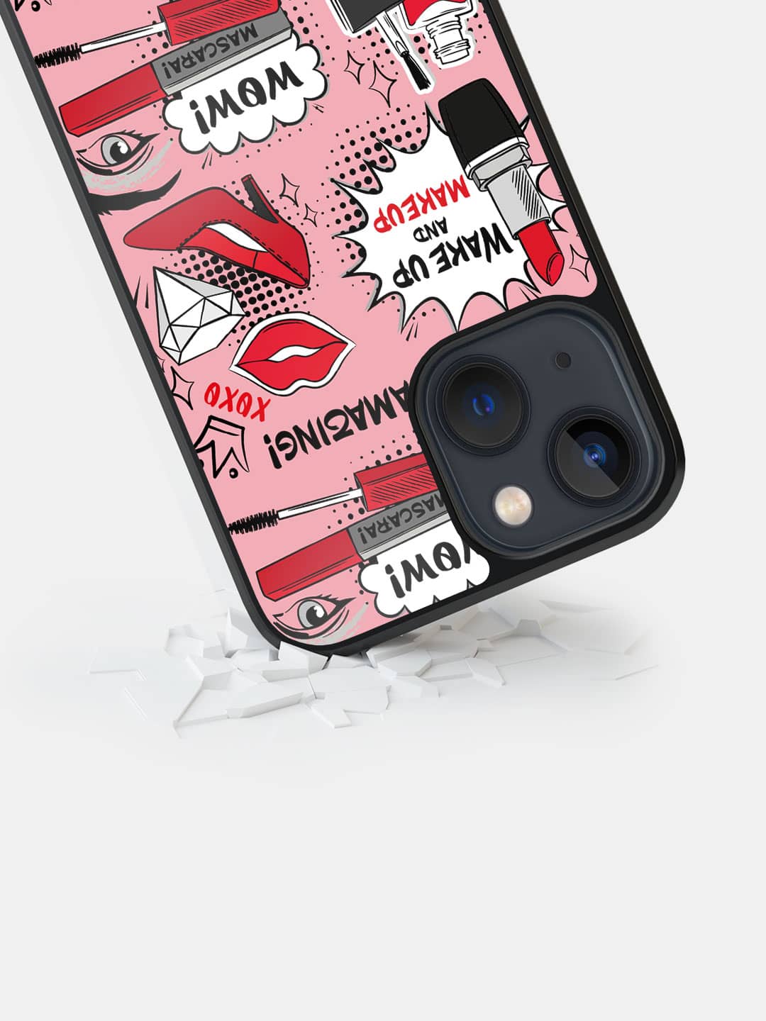 Wake up and Makeup - iPhone 13 Bumper Cover