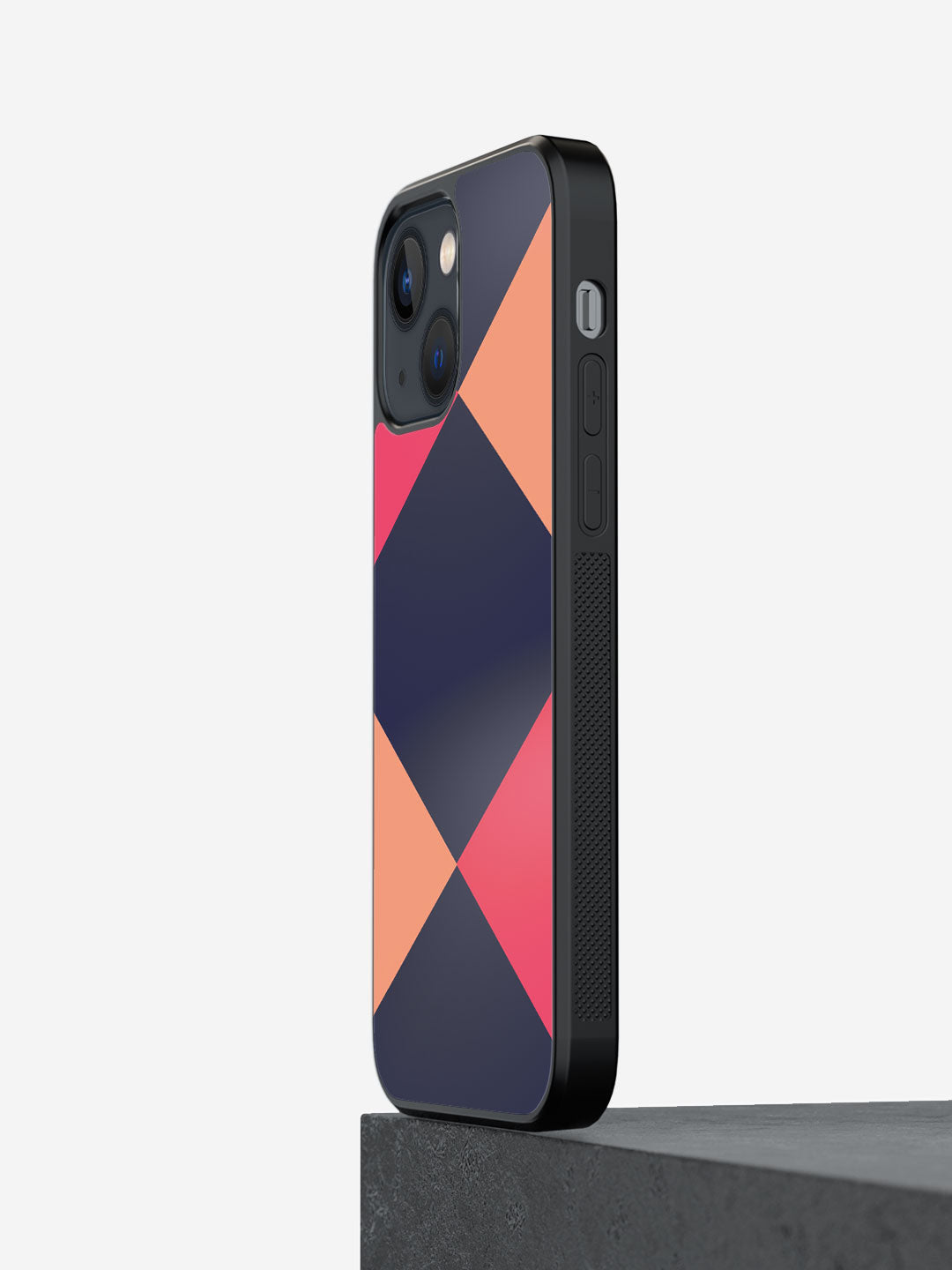 Criss Cross Pink - iPhone 13 Bumper Cover