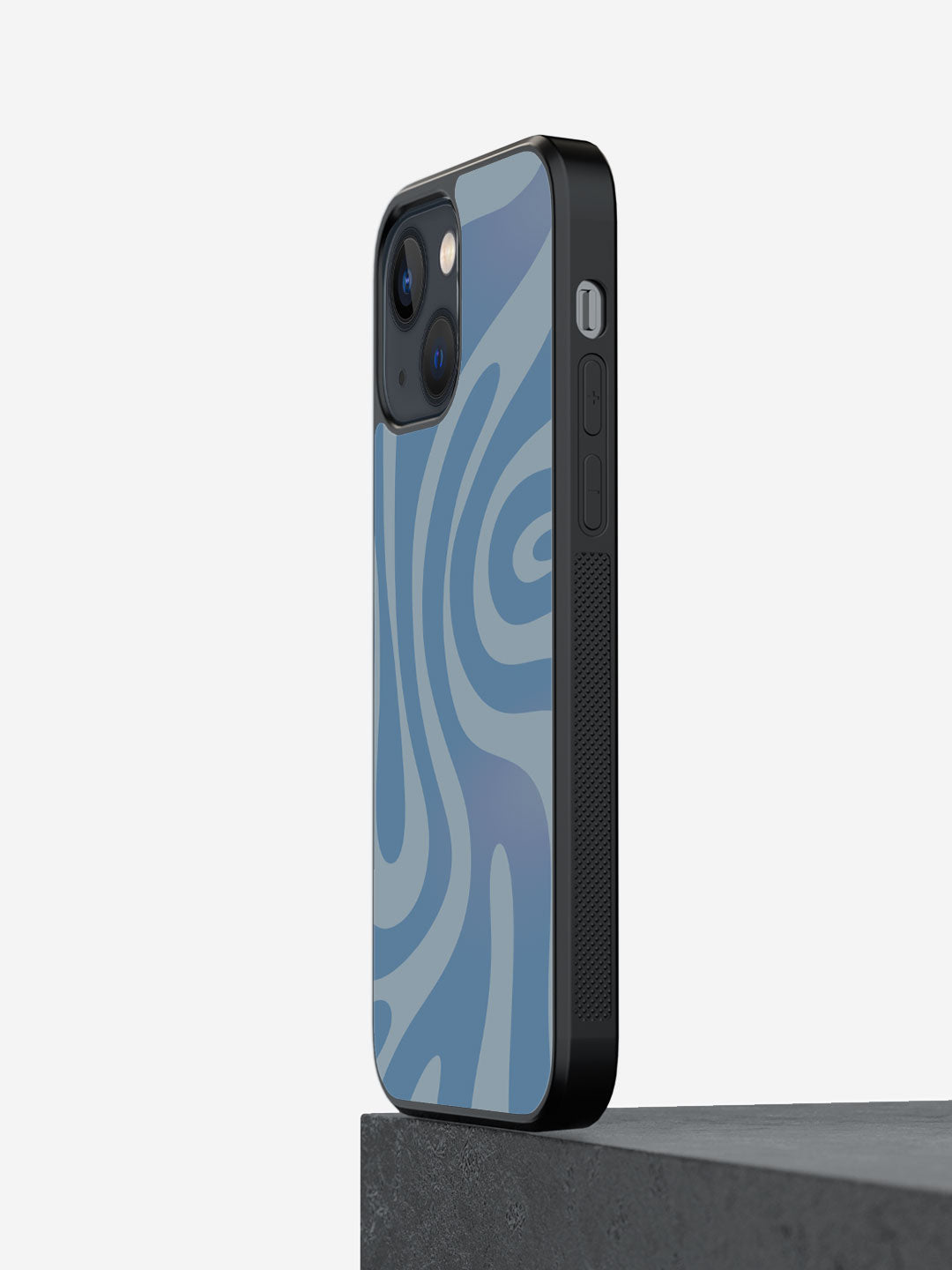 Wavy Whimsy Blue - iPhone 13 Bumper Cover