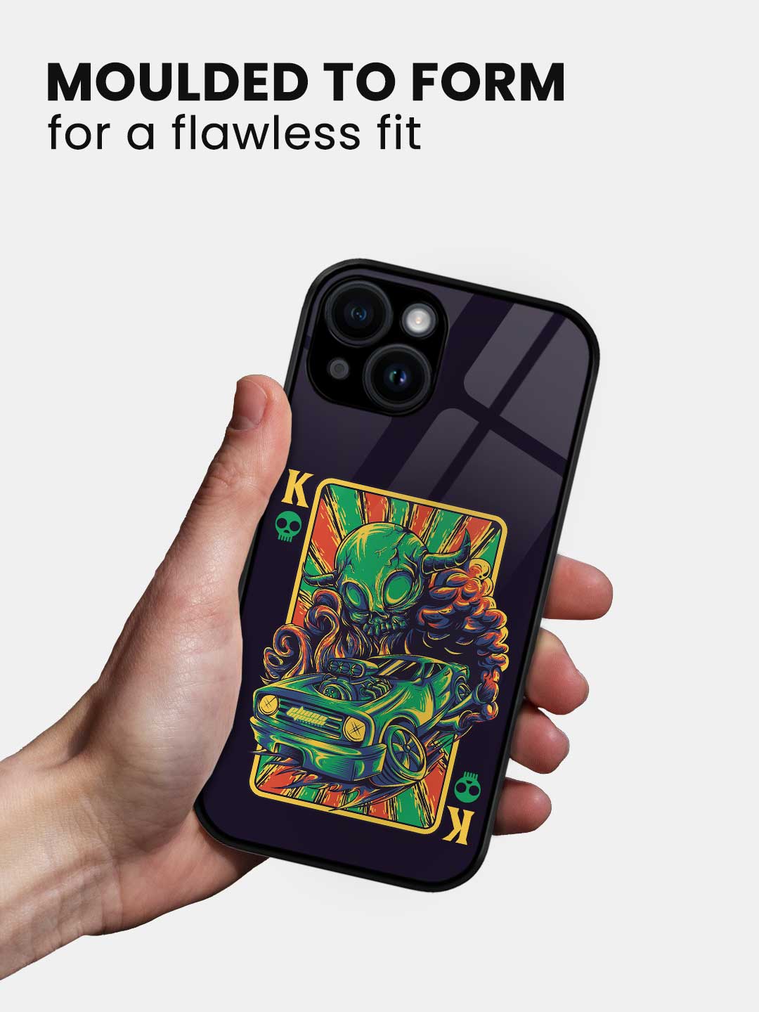 Alien King - iPhone 13 Glass Cover