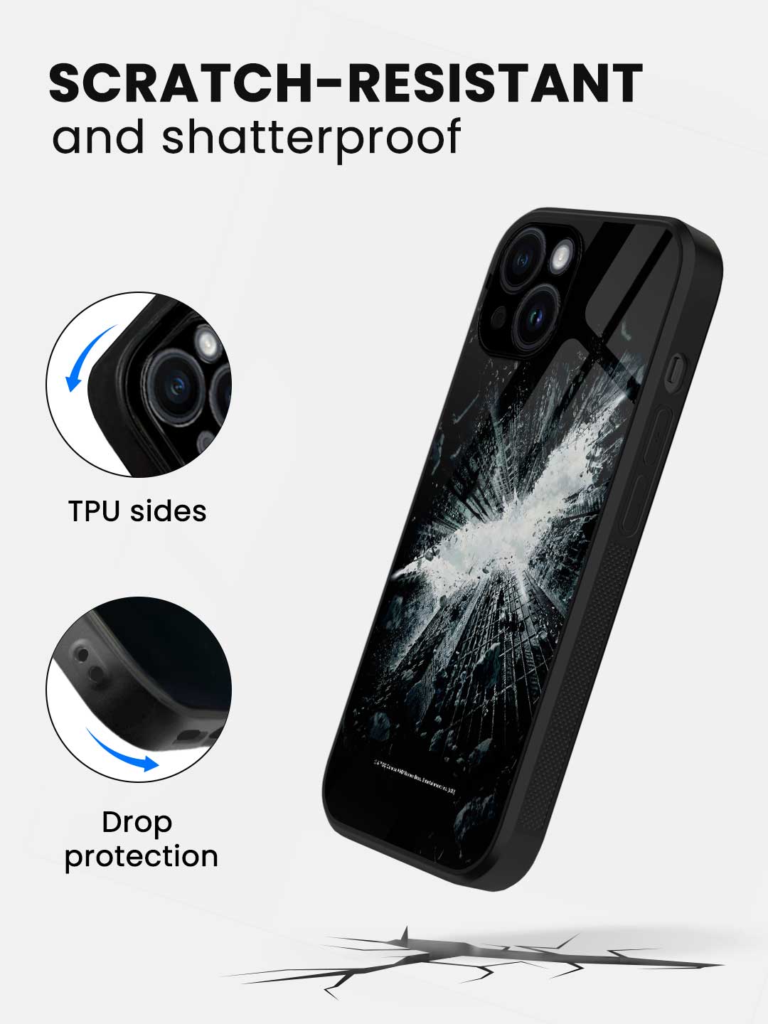 God of Gotham - iPhone 13 Glass Cover