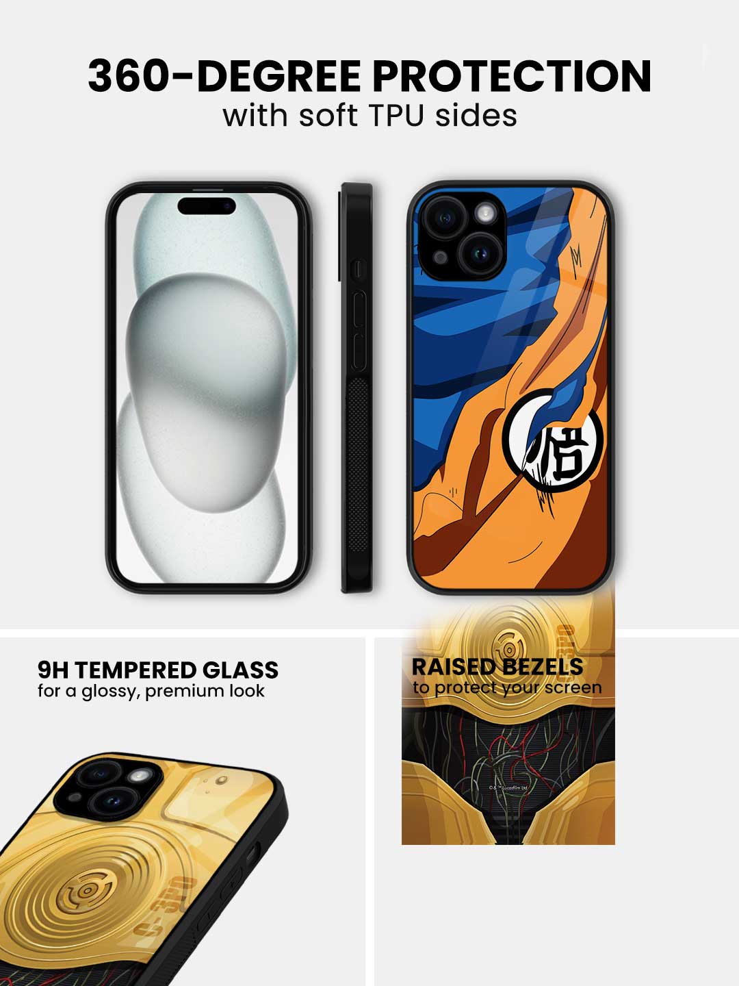Attire C3PO - iPhone 13 Glass Cover