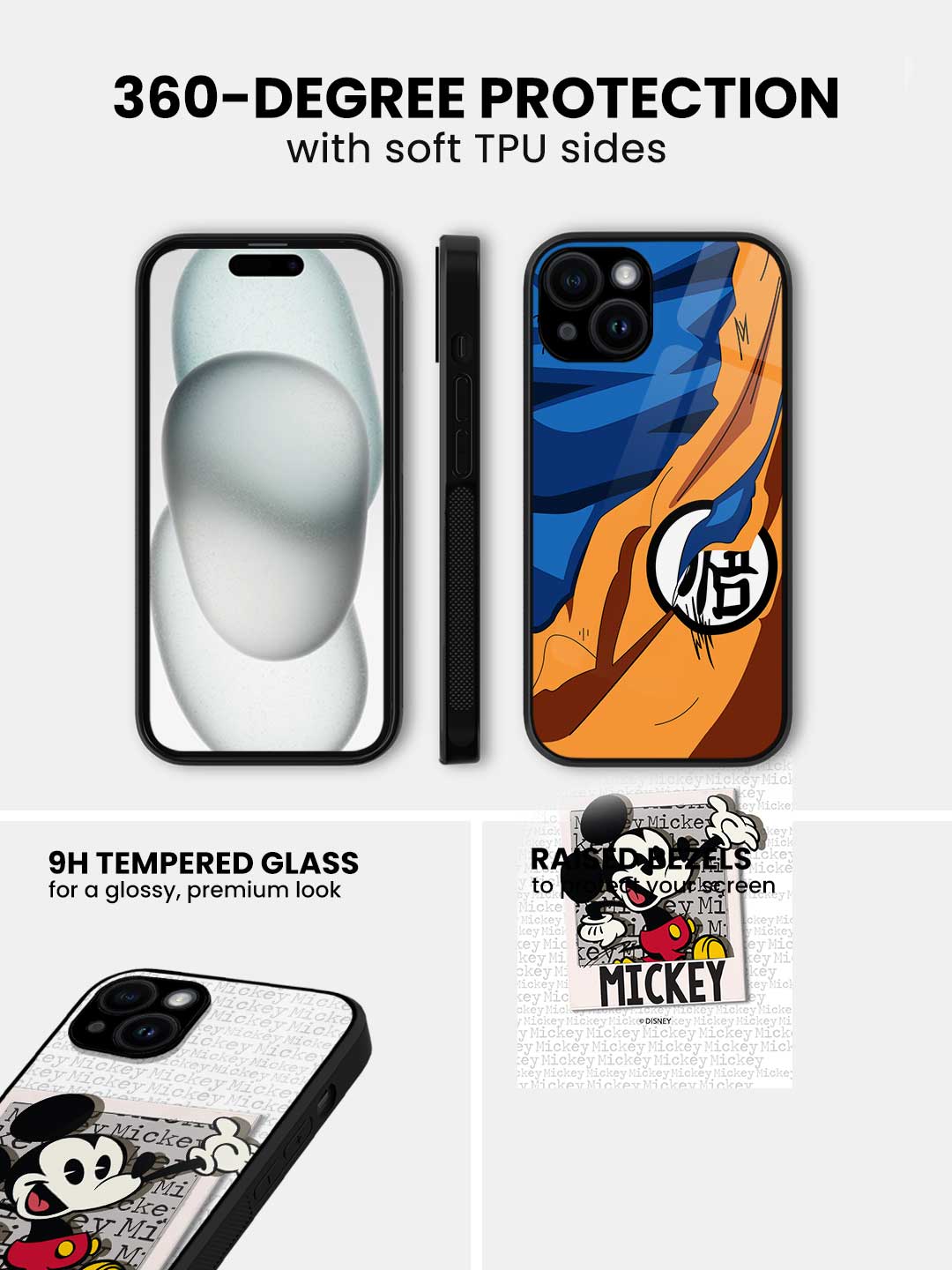 Hello Mr Mickey - iPhone 13 Glass Cover