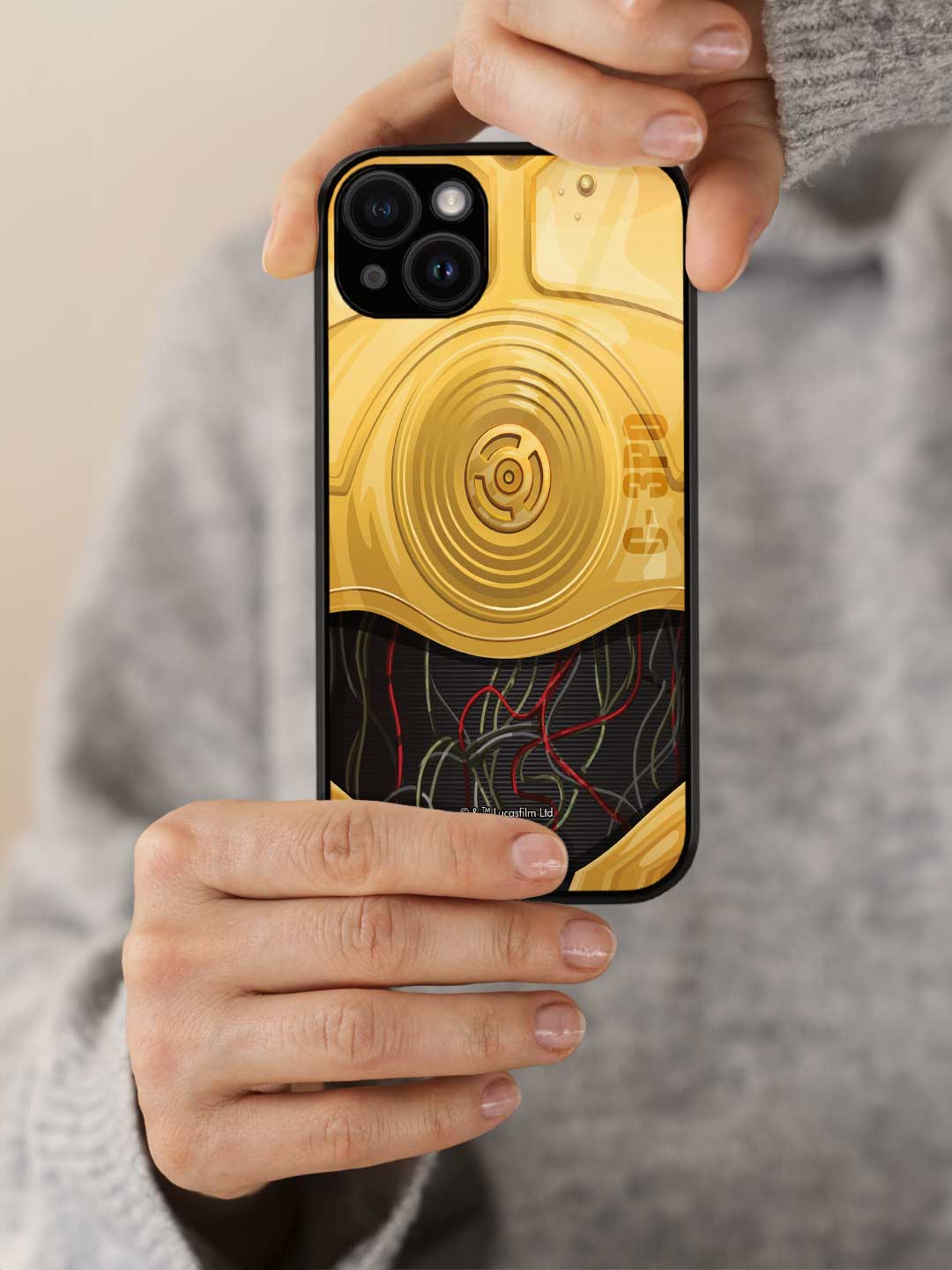 Attire C3PO - iPhone 13 Glass Cover
