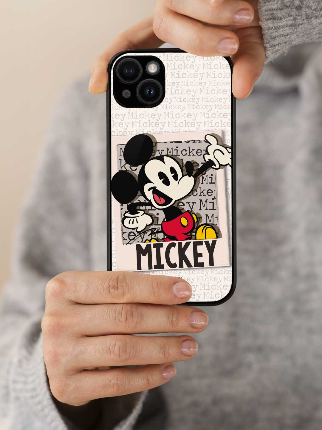 Hello Mr Mickey - iPhone 13 Glass Cover