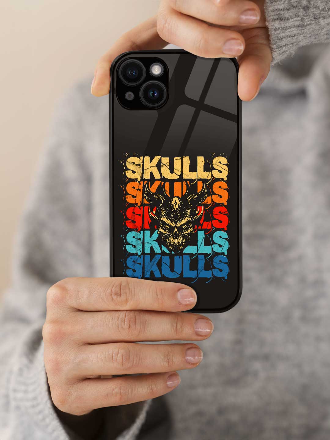 Skulls - iPhone 13 Glass Cover