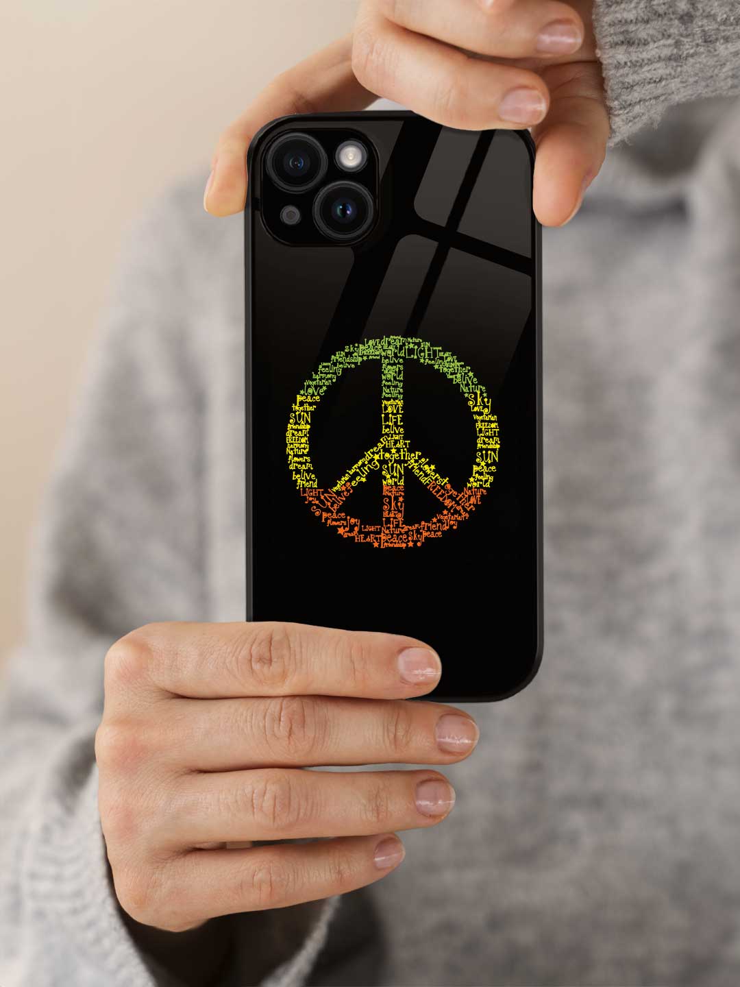 Symbol of Peace - iPhone 13 Glass Cover