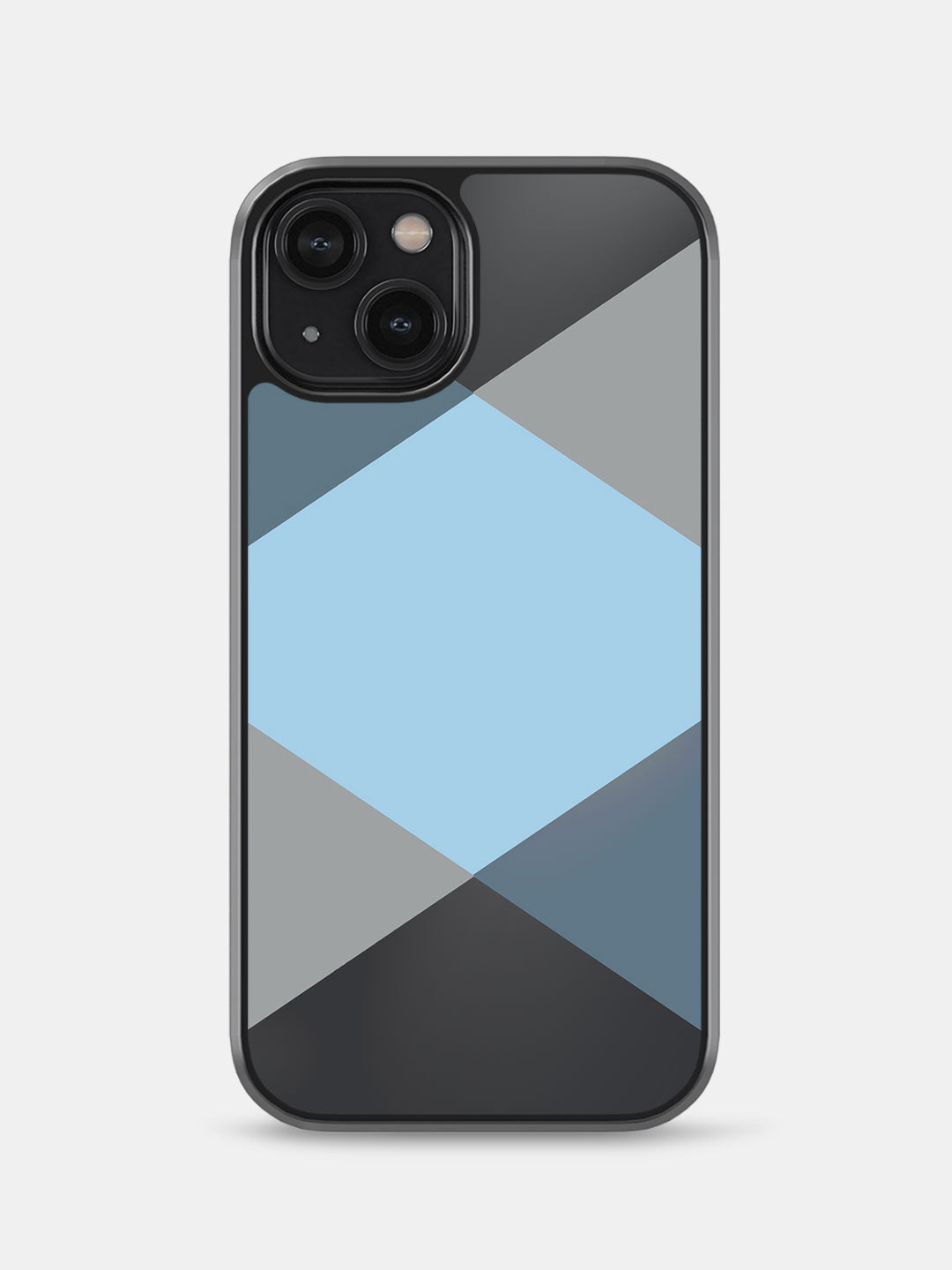 Criss Cross Blue - iPhone 14 Bumper Cover