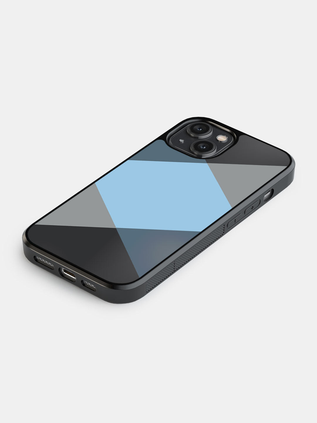 Criss Cross Blue - iPhone 14 Bumper Cover