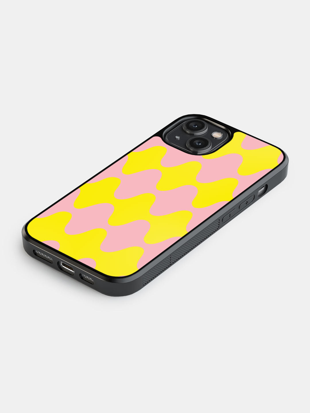 Wavy Wonder Yellow - iPhone 14 Bumper Cover