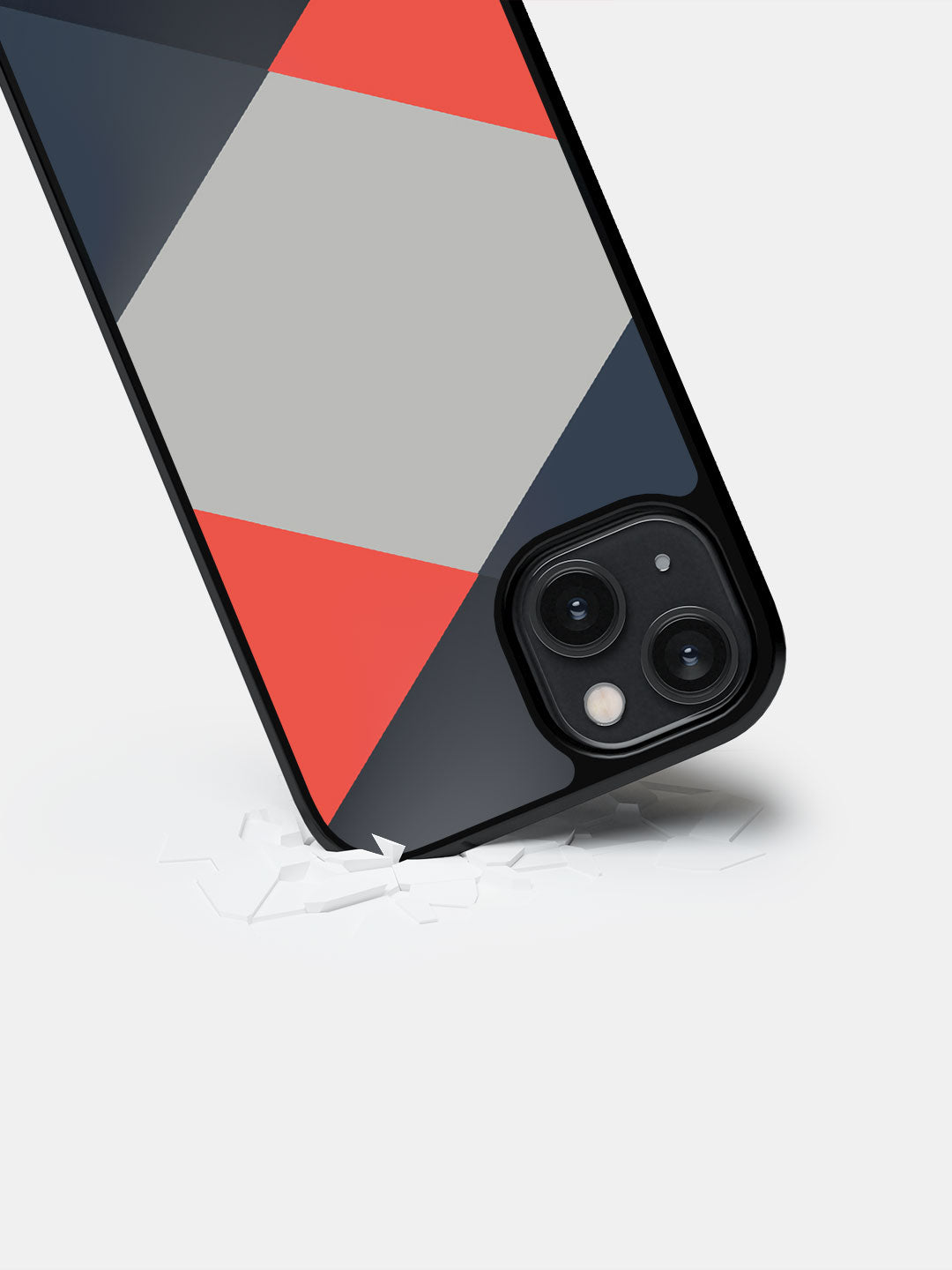 Criss Cross Coral - iPhone 14 Cover