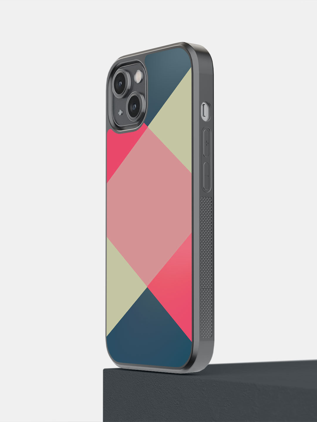 Criss Cross Teal - iPhone 14 Cover