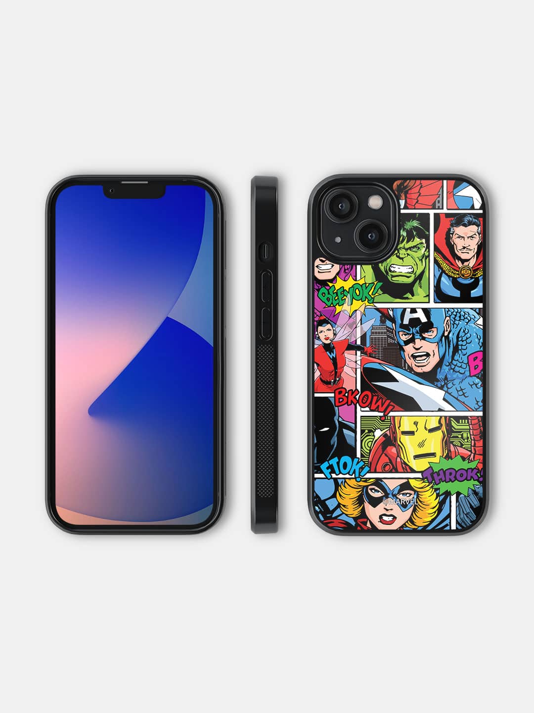 Comic Superheroes Mashup - iPhone 14 Cover