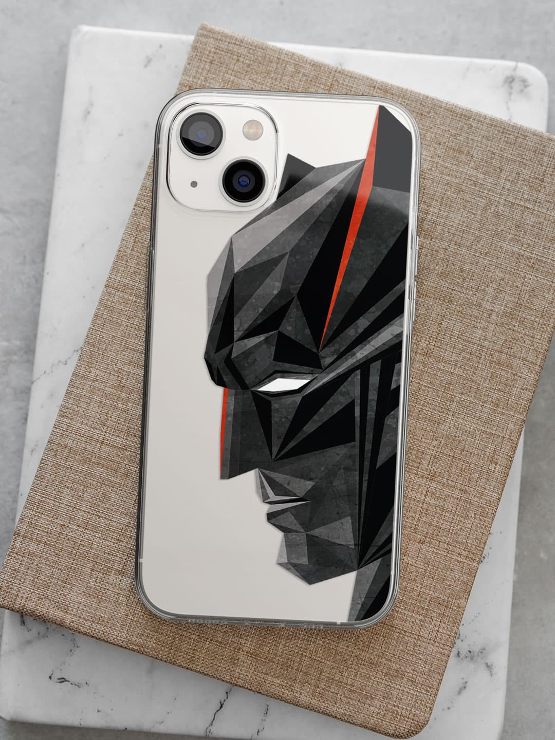 Batman Geometric - iPhone 14 Clear Cover