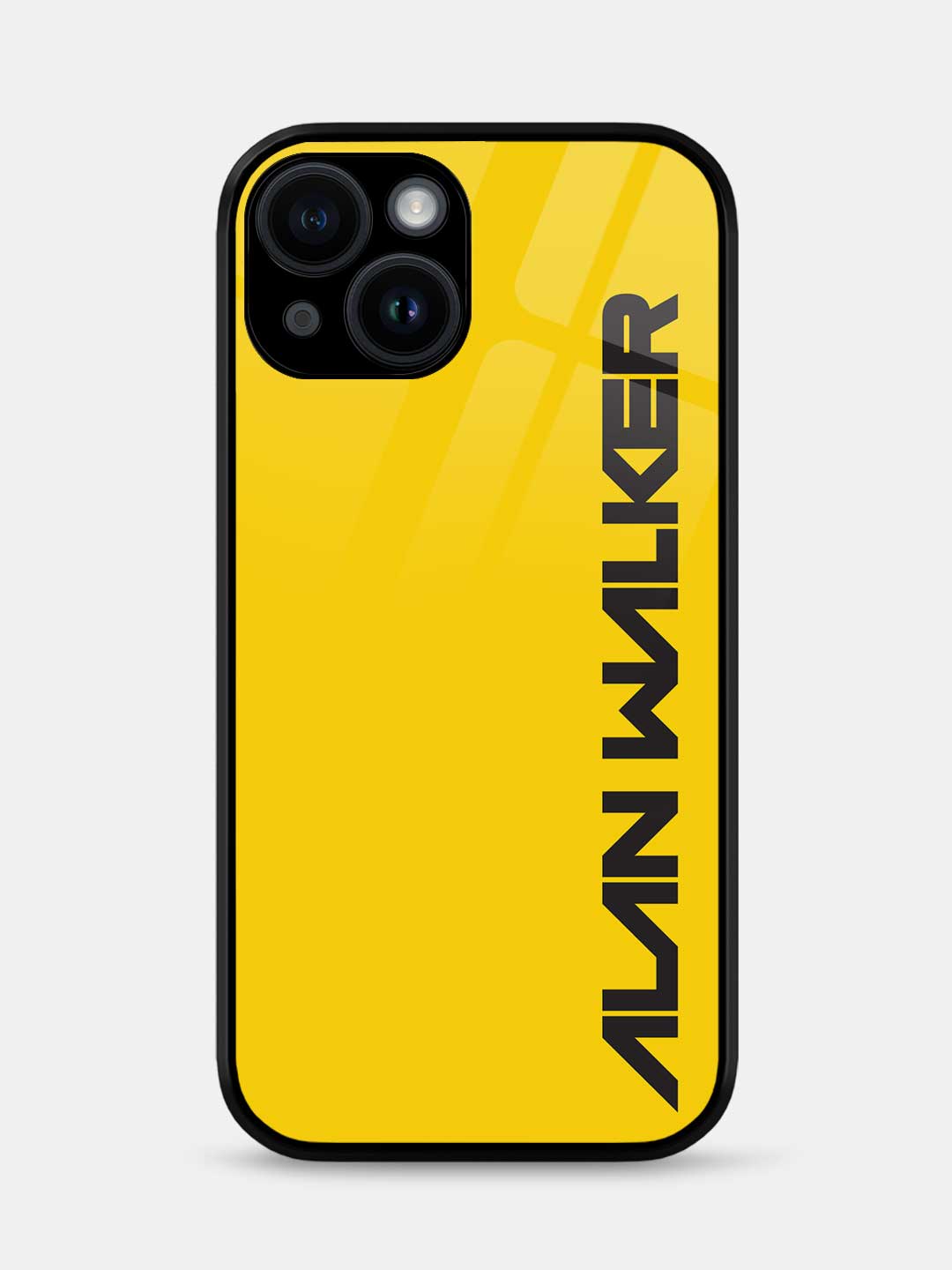 Alan Walker Yellow Logo - iPhone 14 Glass Cover