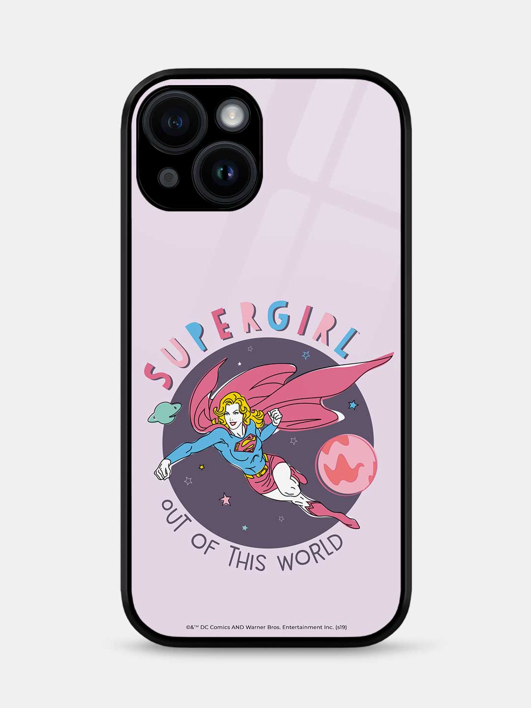 Supergirl out of the World - iPhone 15 Glass Cover