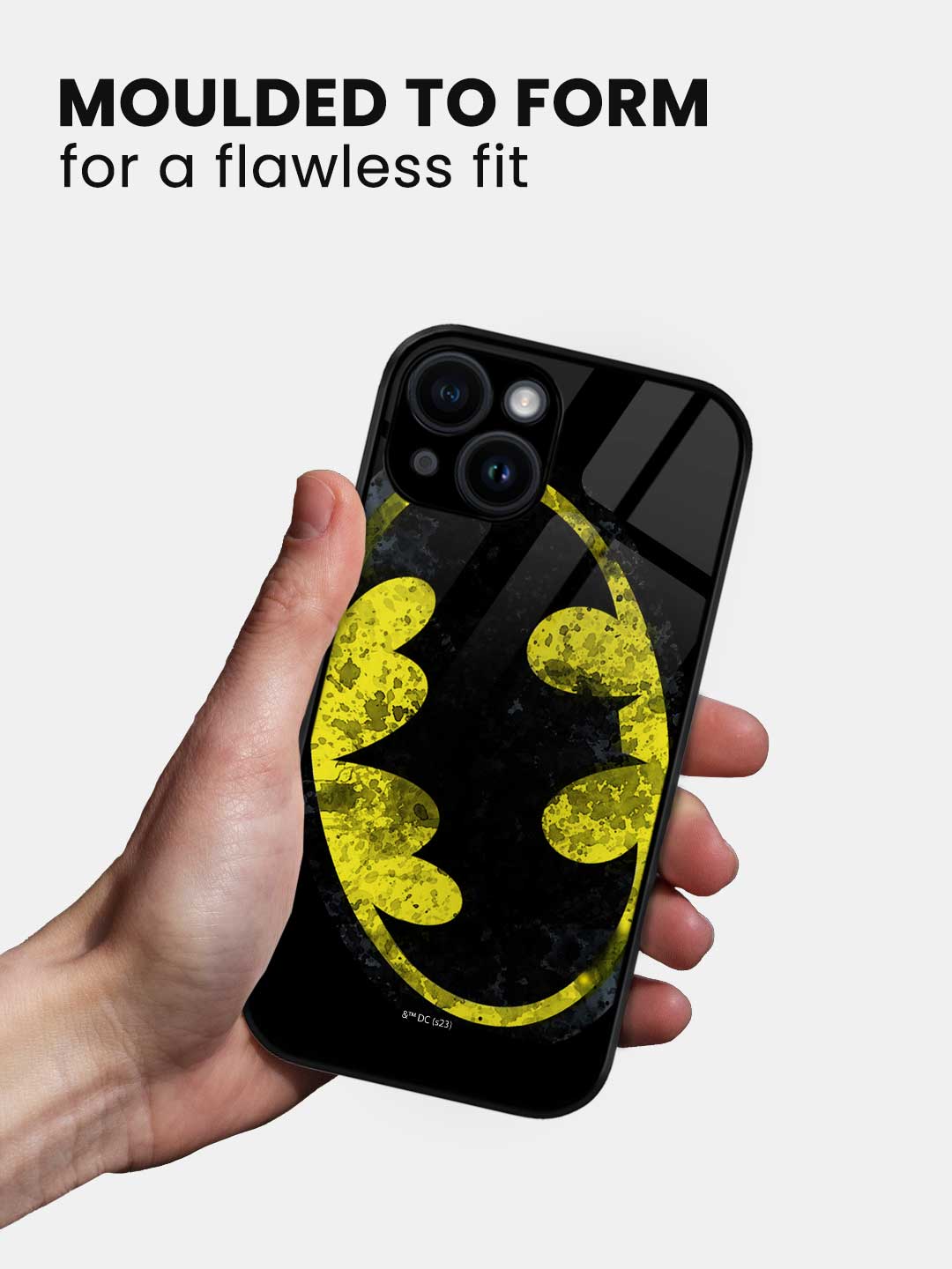 Batman Splatter - iPhone 15 Glass Cover