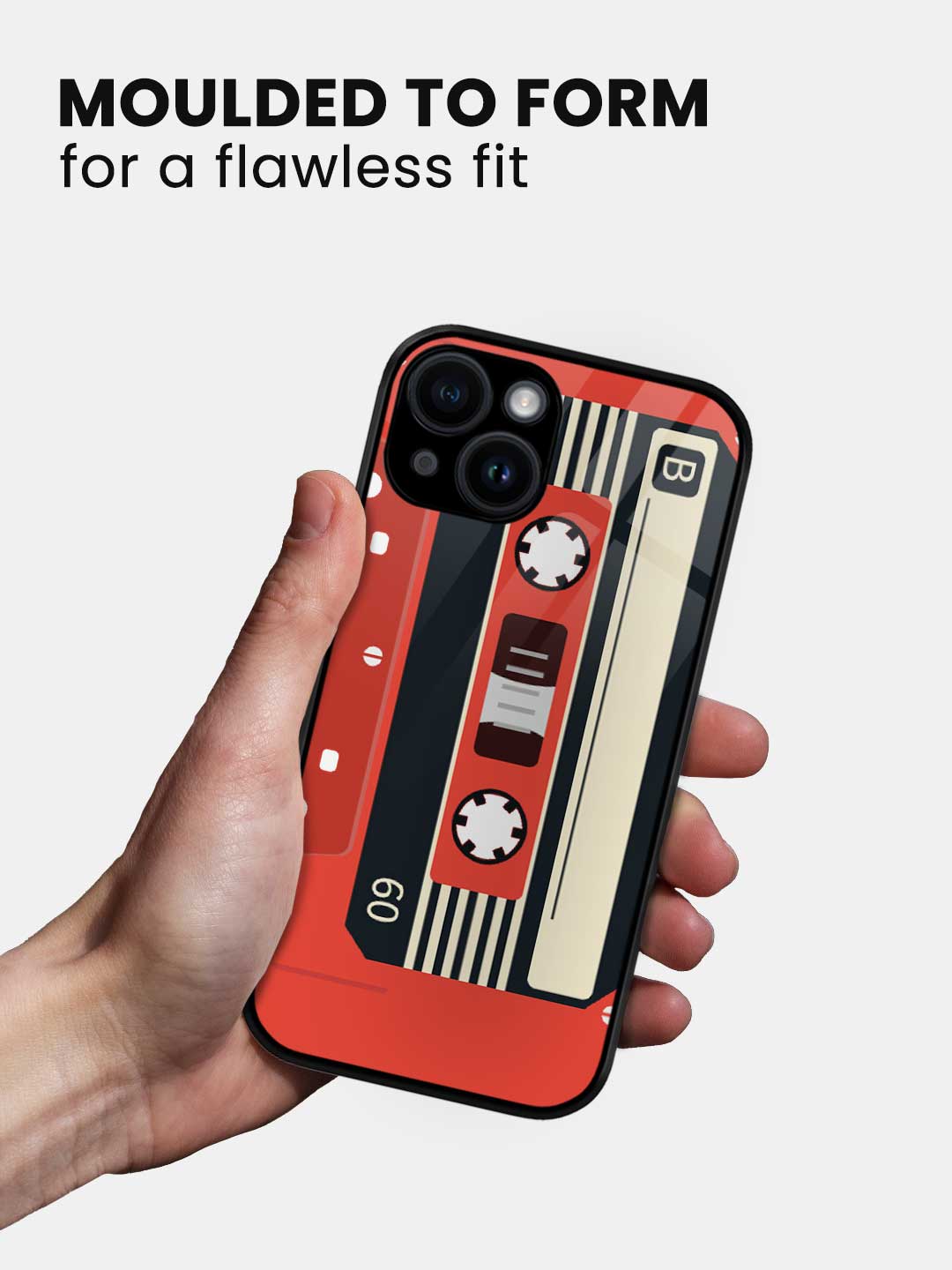 Cassette Red - iPhone 14 Glass Cover