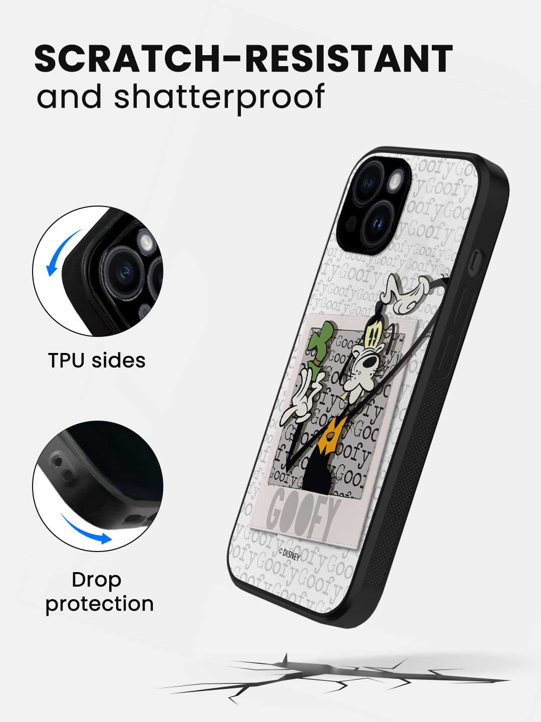 Hello Mr Goofy - iPhone 15 Glass Cover