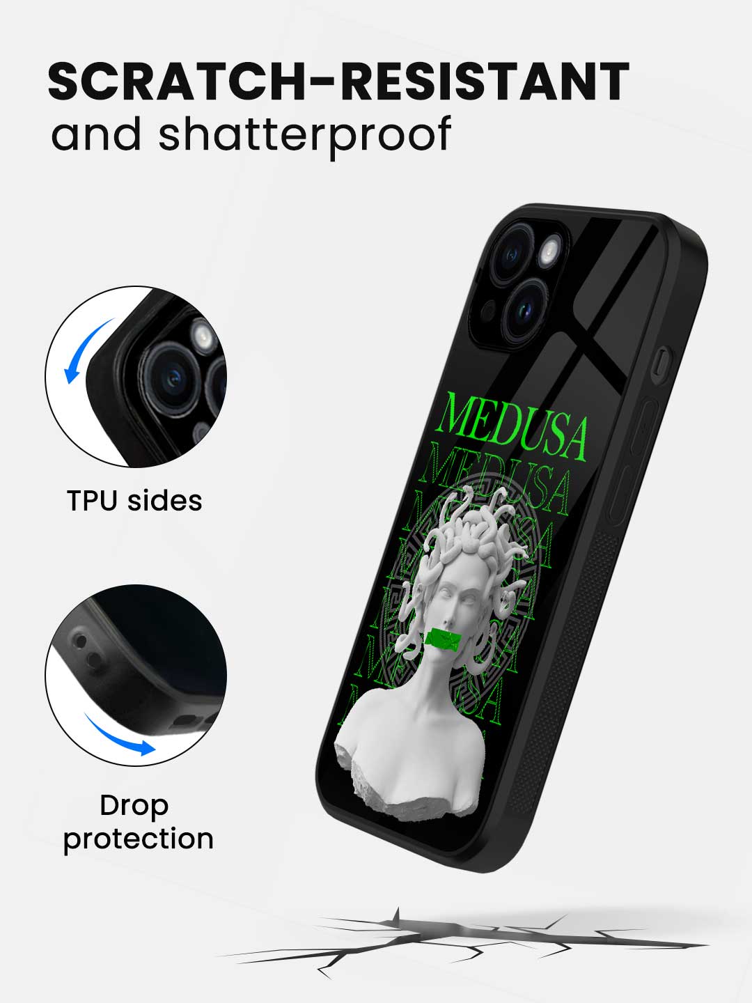 Medusa - iPhone 14 Glass Cover