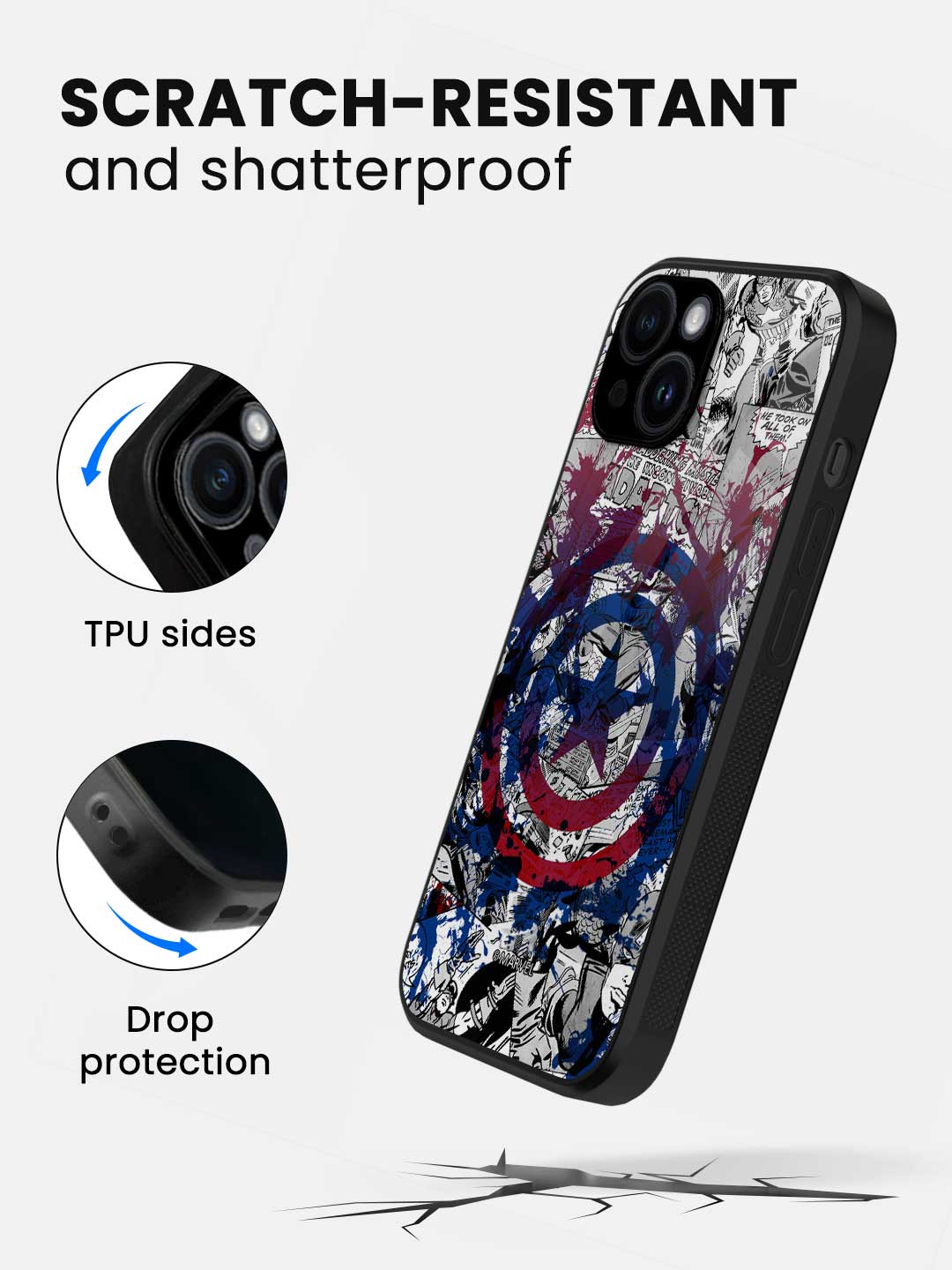 Splash Out Shield - iPhone 15 Glass Cover