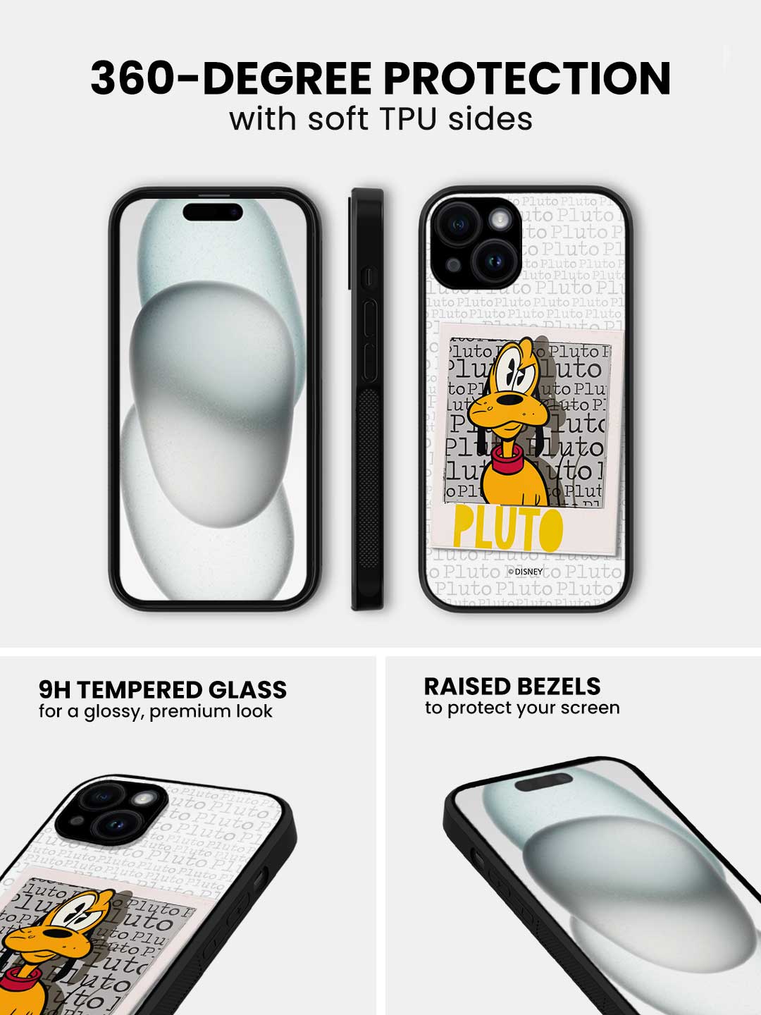 Hello Mr Pluto - iPhone 14 Glass Cover