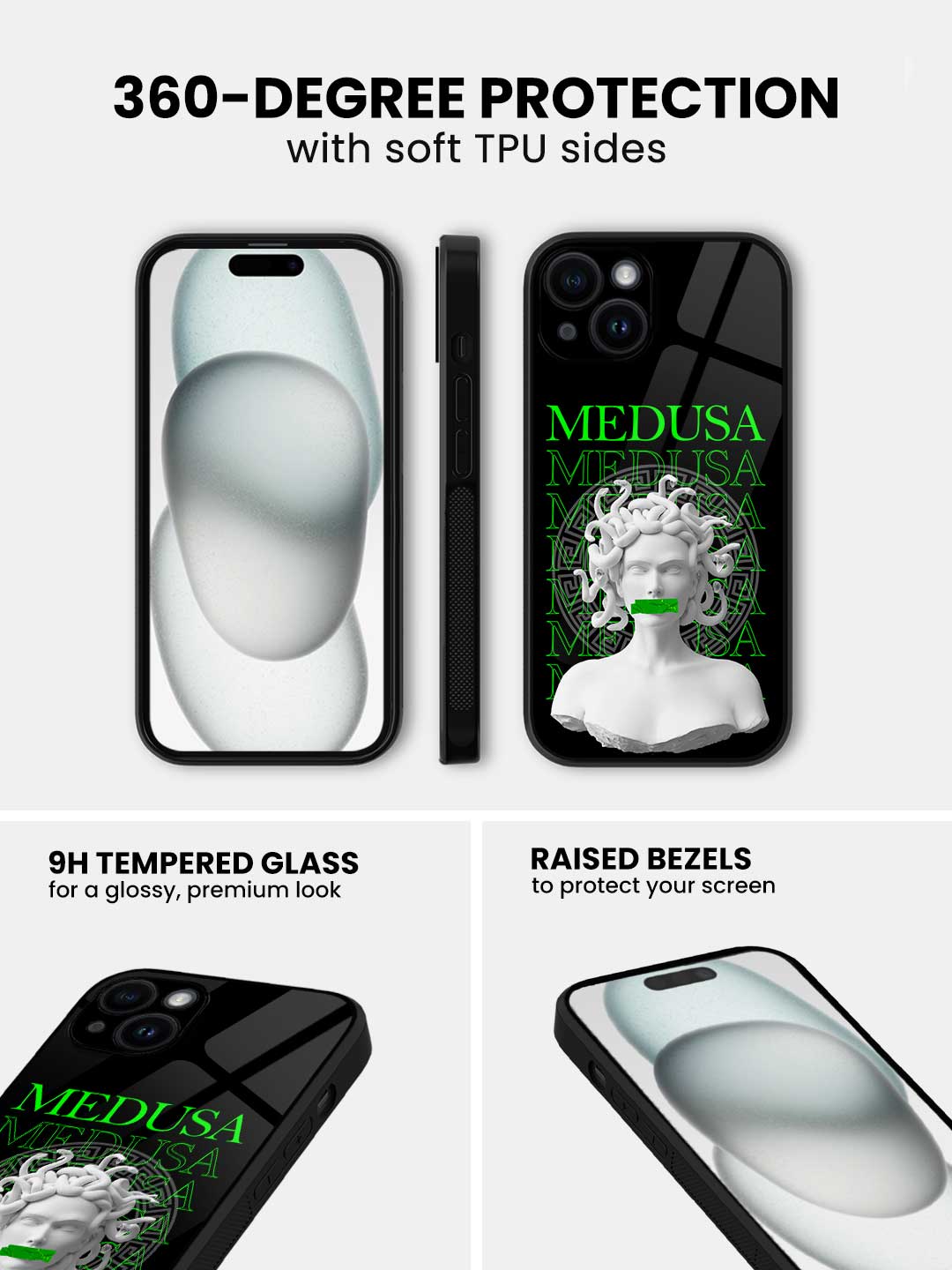 Medusa - iPhone 14 Glass Cover