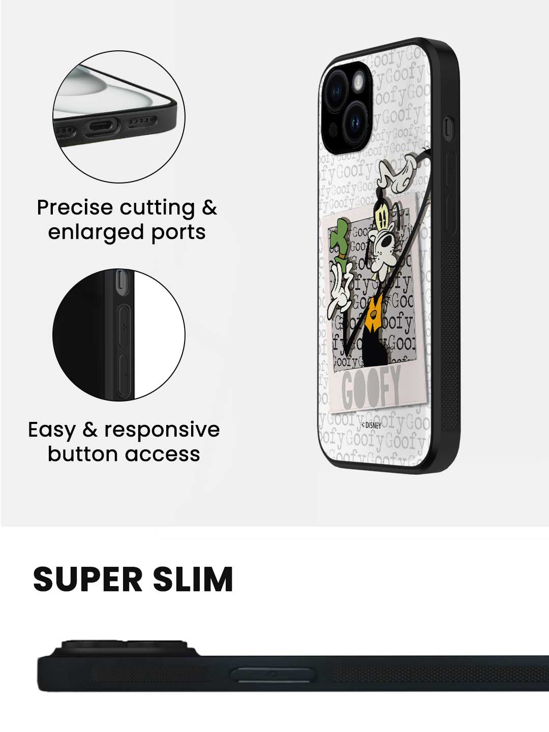 Hello Mr Goofy - iPhone 15 Glass Cover