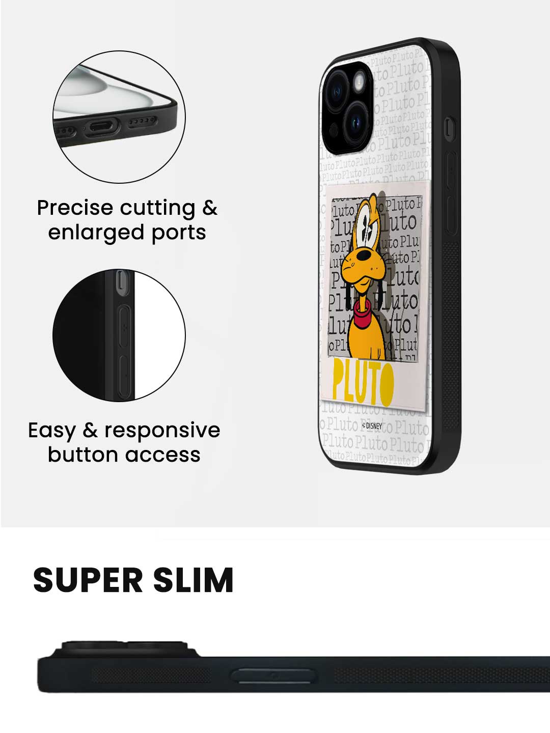 Hello Mr Pluto - iPhone 14 Glass Cover