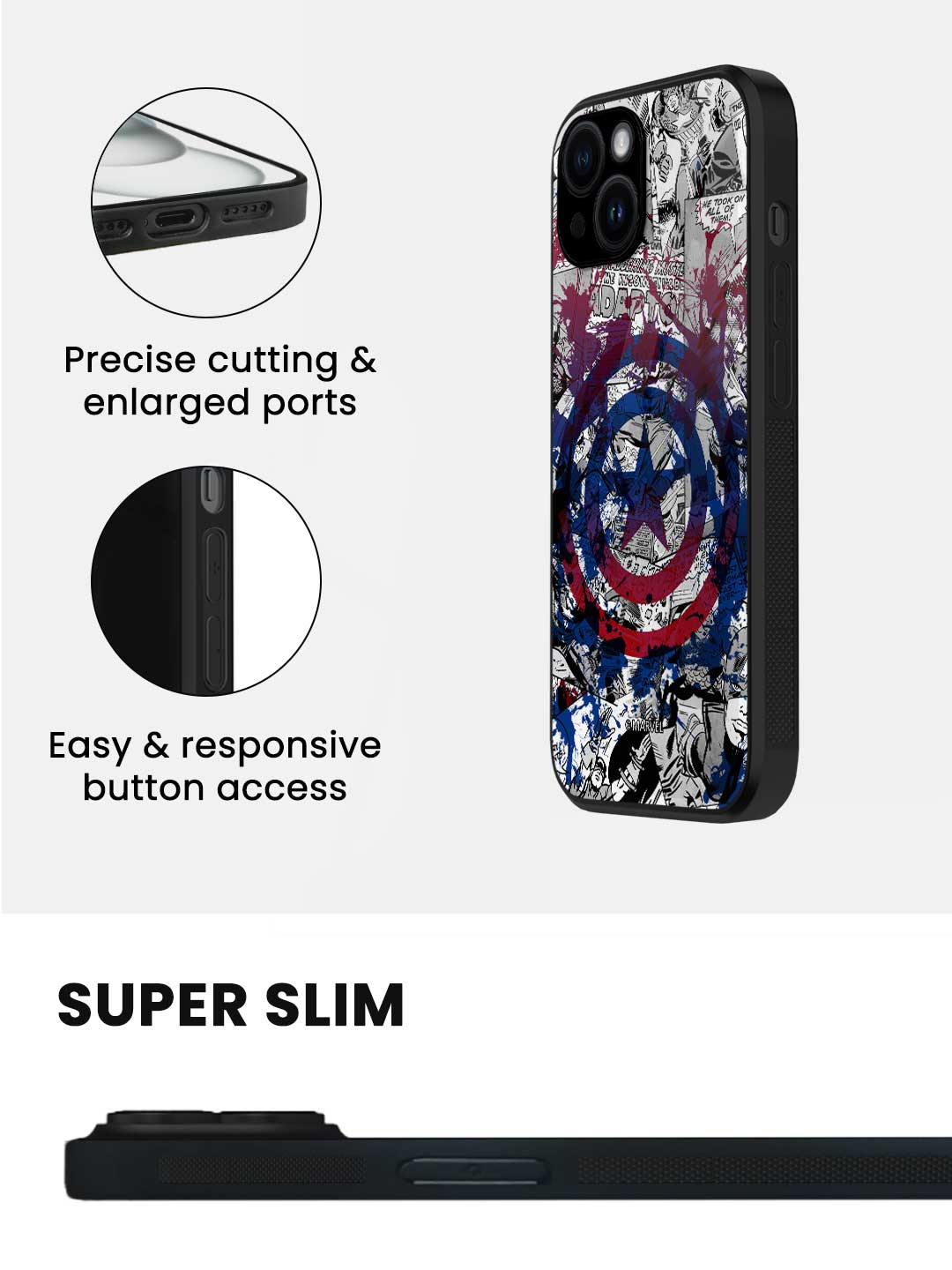 Splash Out Shield - iPhone 15 Glass Cover