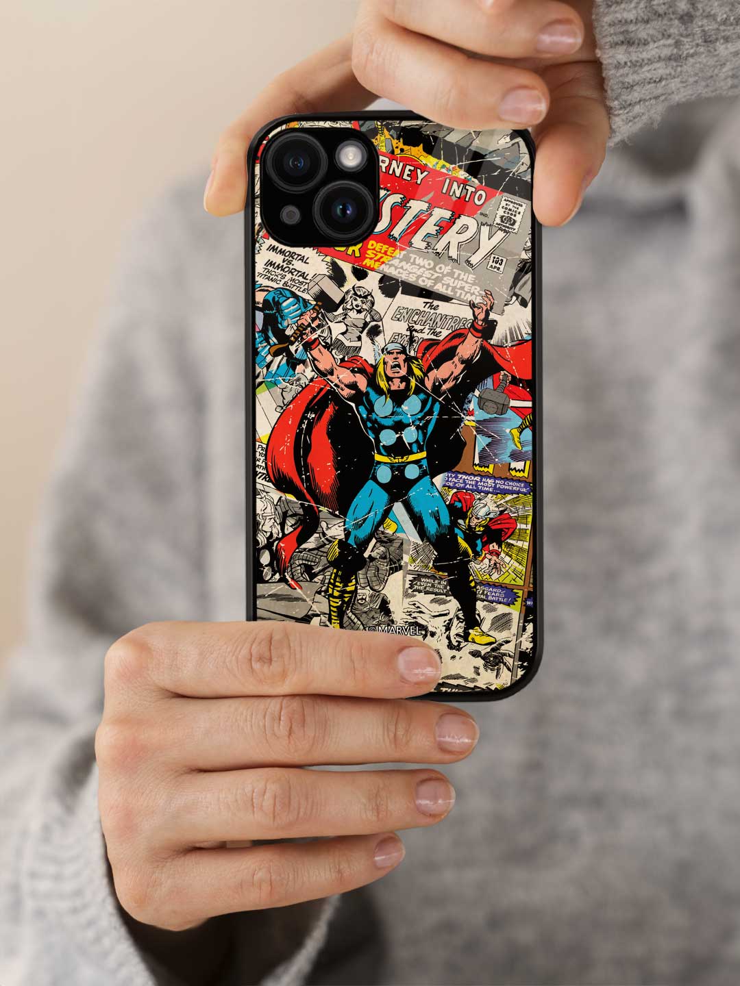 Comic Thor - iPhone 14 Glass Cover
