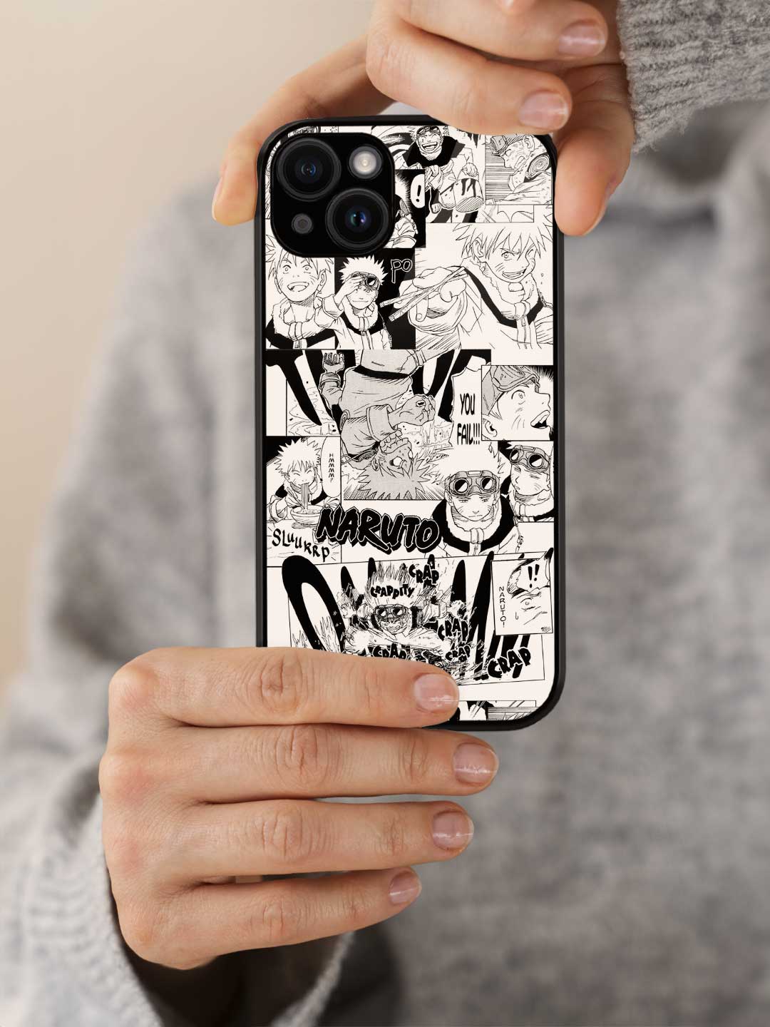 Naruto Collage - iPhone 15 Glass Cover