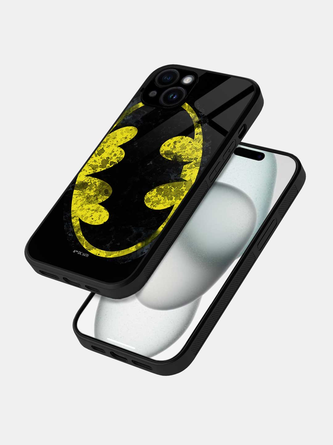Batman Splatter - iPhone 15 Glass Cover